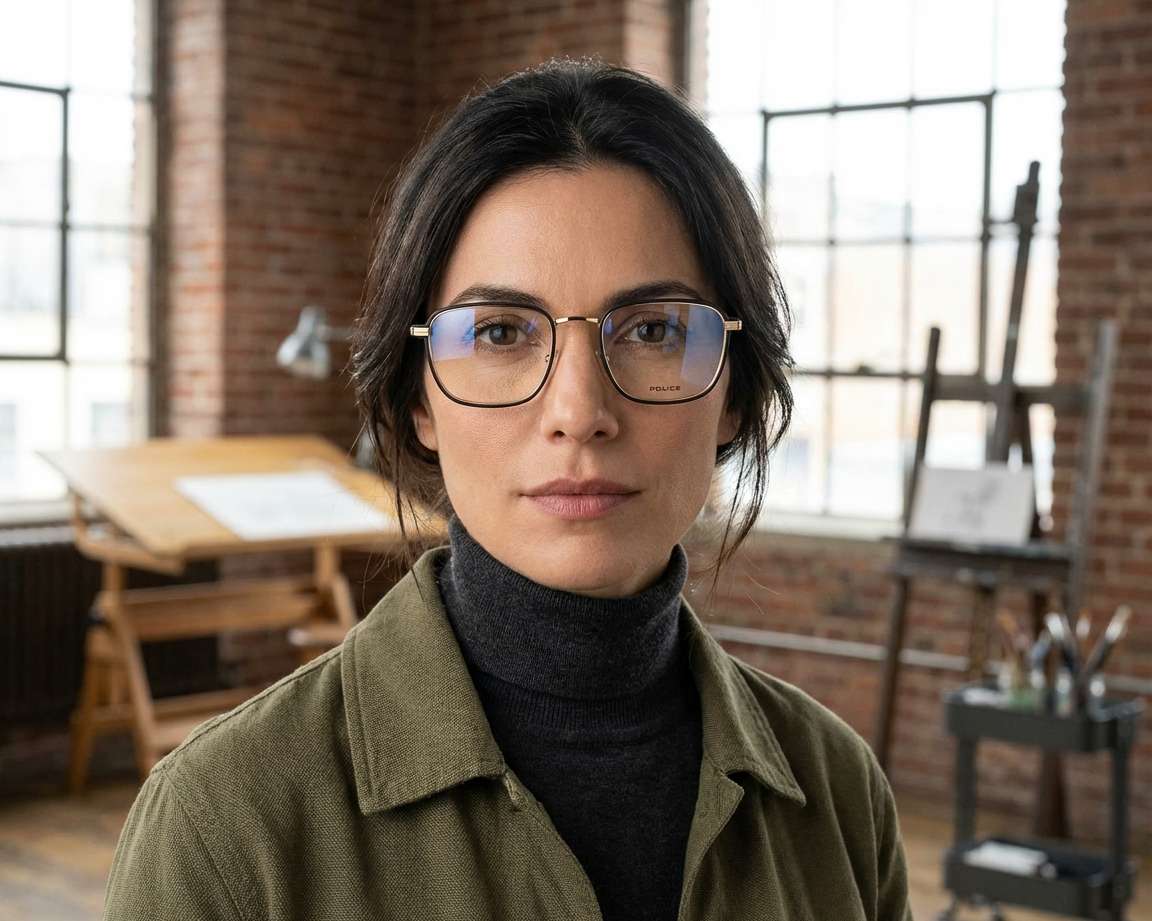 Police Glasses Code 6 VPLG76 0300