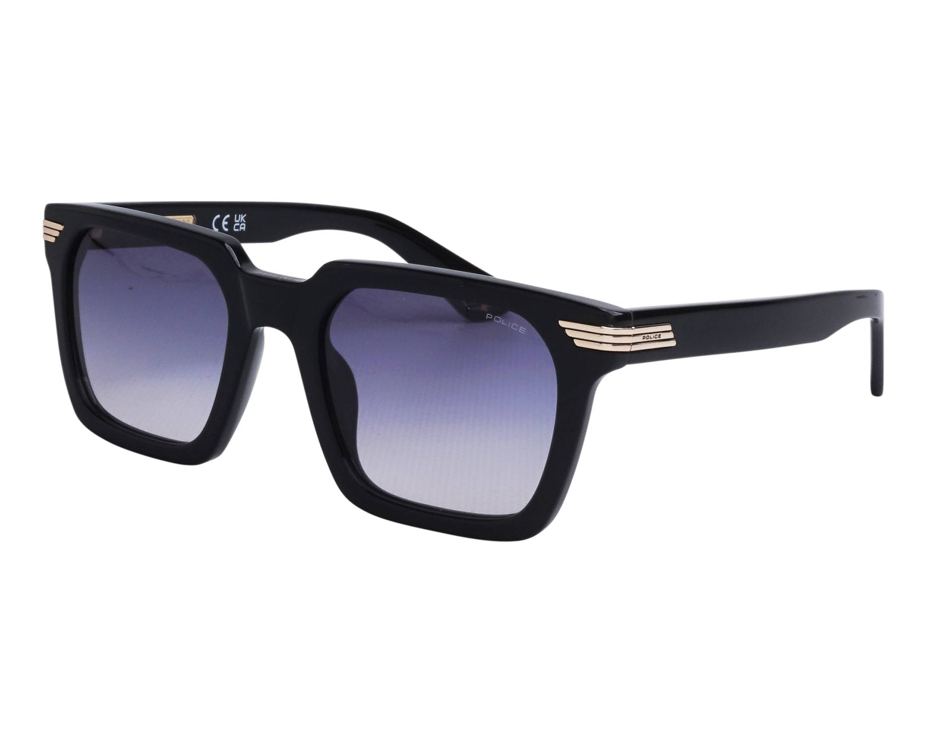 Police SPLP29 700Y 52-21 Black Gold side view