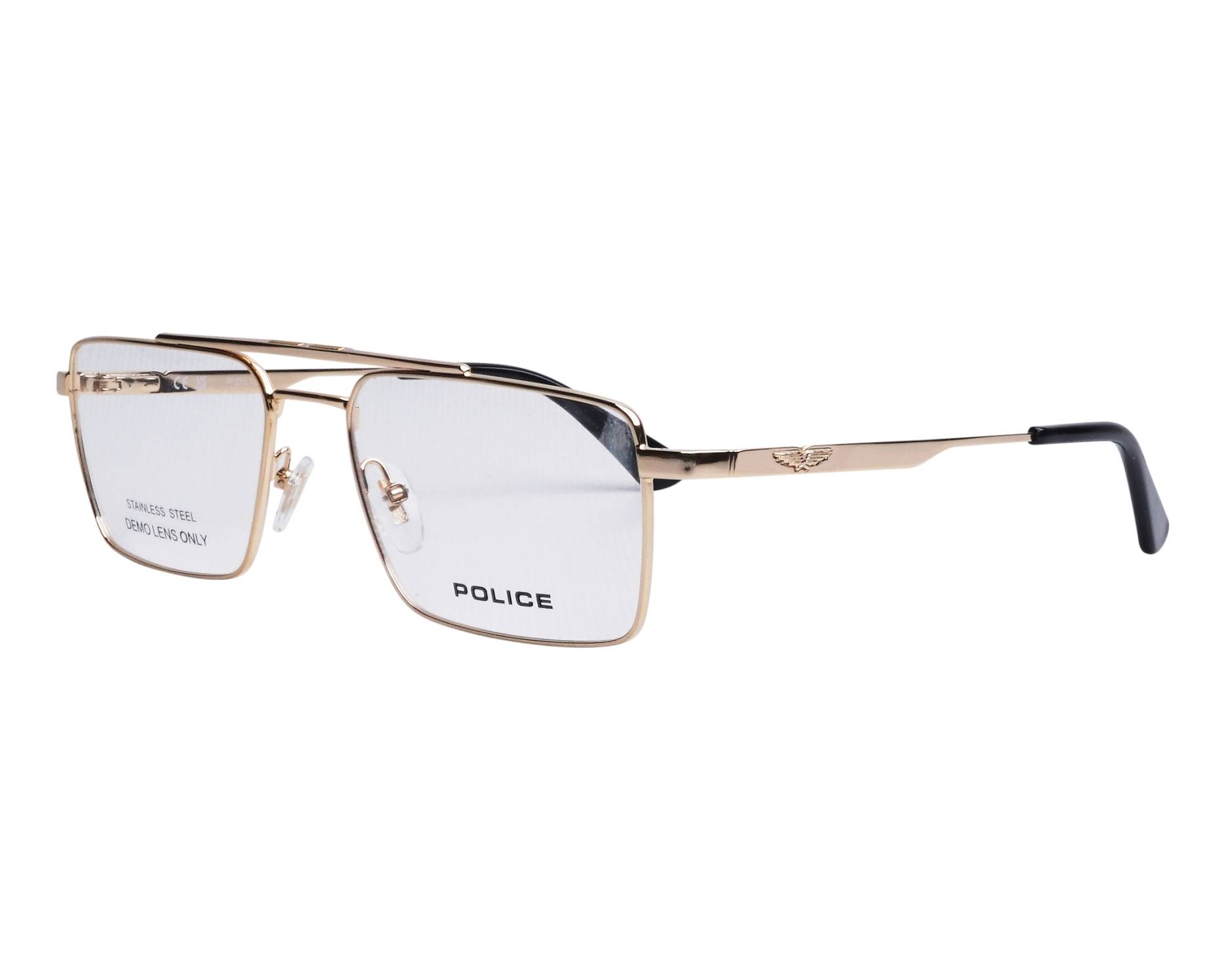 Police UPLR61 300P 55-18 Gold Black 360 degree view 6