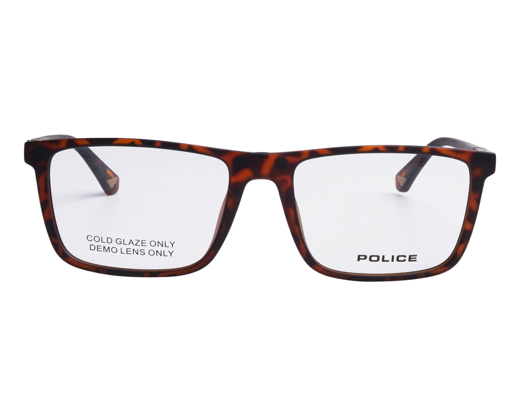 Police UPLQ66 878P 54-17 Havana Gold front view