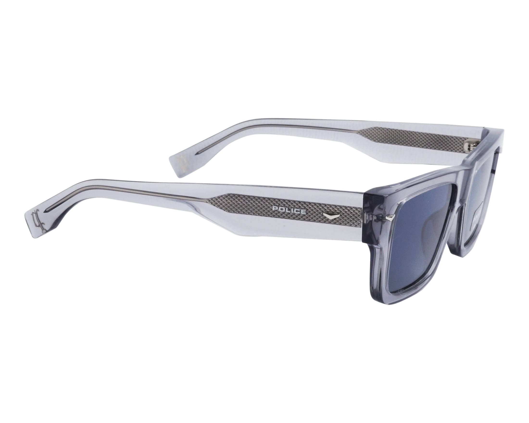 POLICE UNISEX CLEAR/WHT Sunglasses MODEL TZ8711 SIZE 75 13 125 MADE IN ITALY NEW police-VPLQ73E-06A7-53_3.jpg main image 4