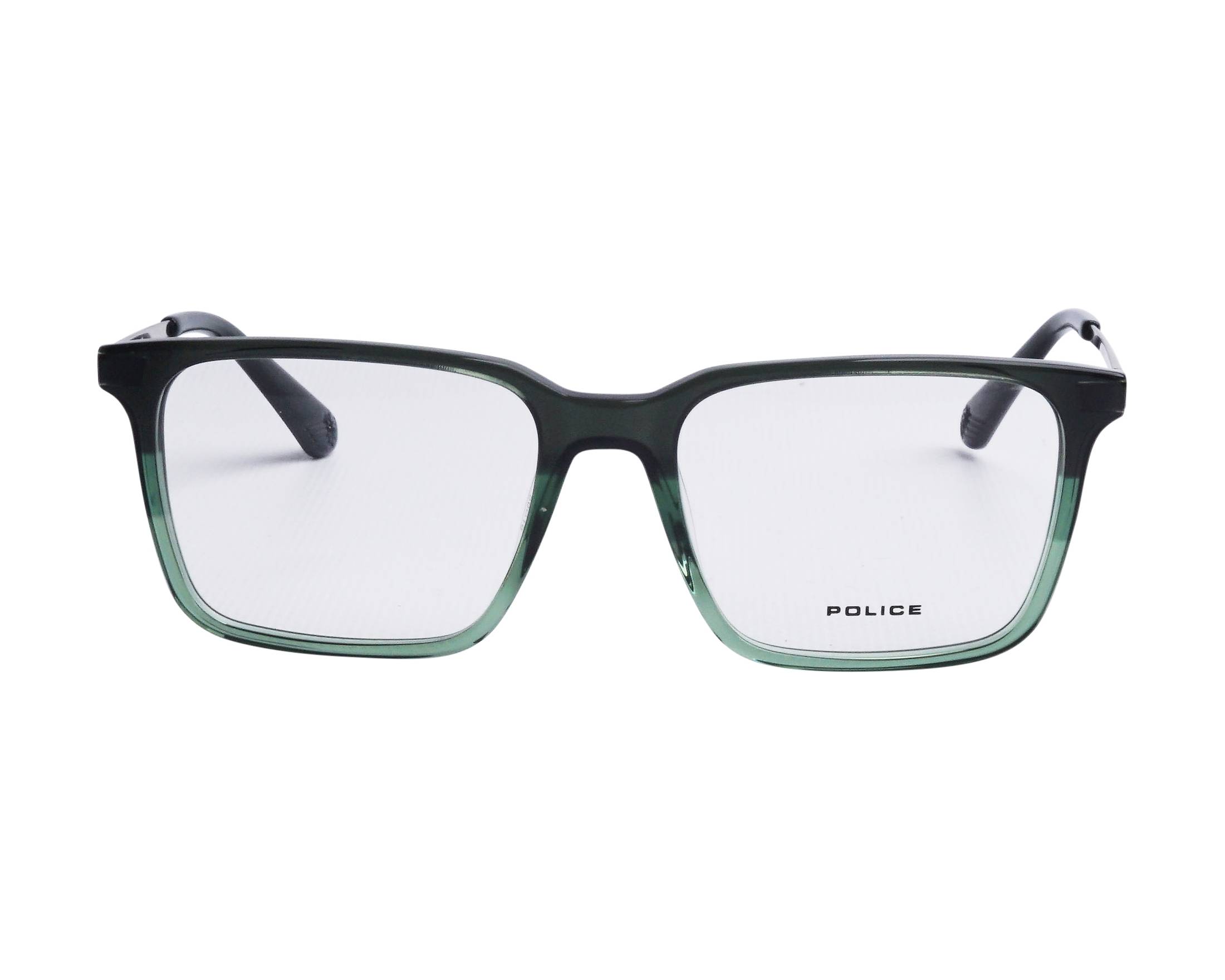 Police VK142 0Z48 50-16 Green Aluminium front view