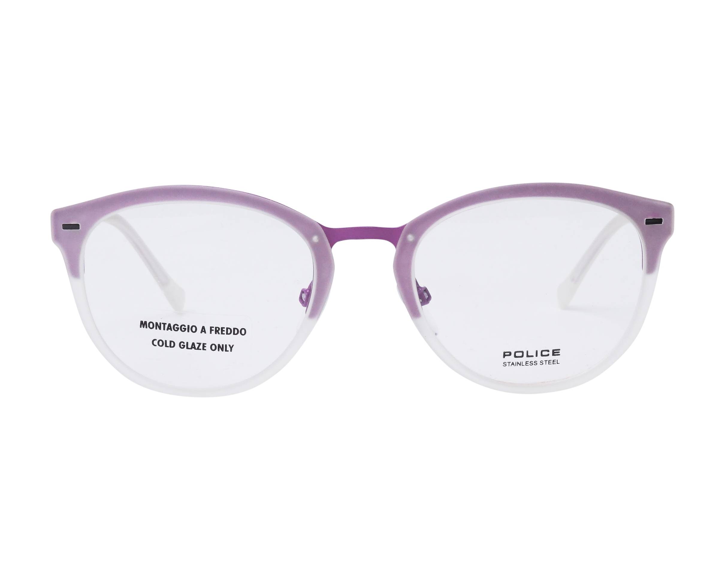 Police Pink Metal & Plastic Glasses Women\