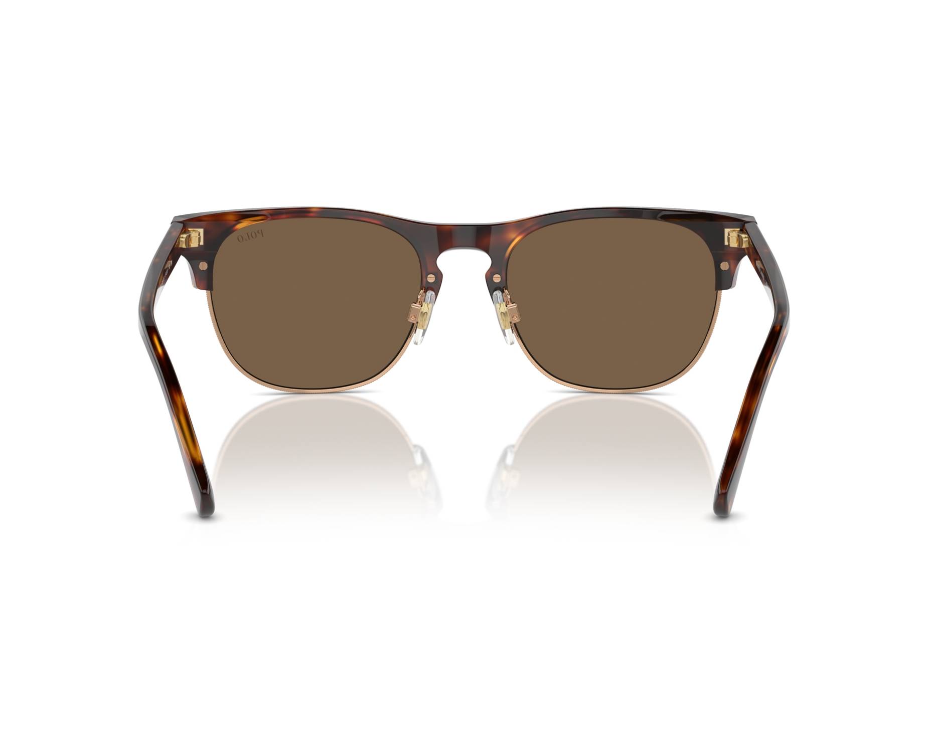 Polo by Ralph LaurenWomen\'s Tortoise and teal Sunglasses - Brown Lenses preowned Polo Ralph Lauren PH4237U M (52 - 20) with Blue lenses and  main image 4
