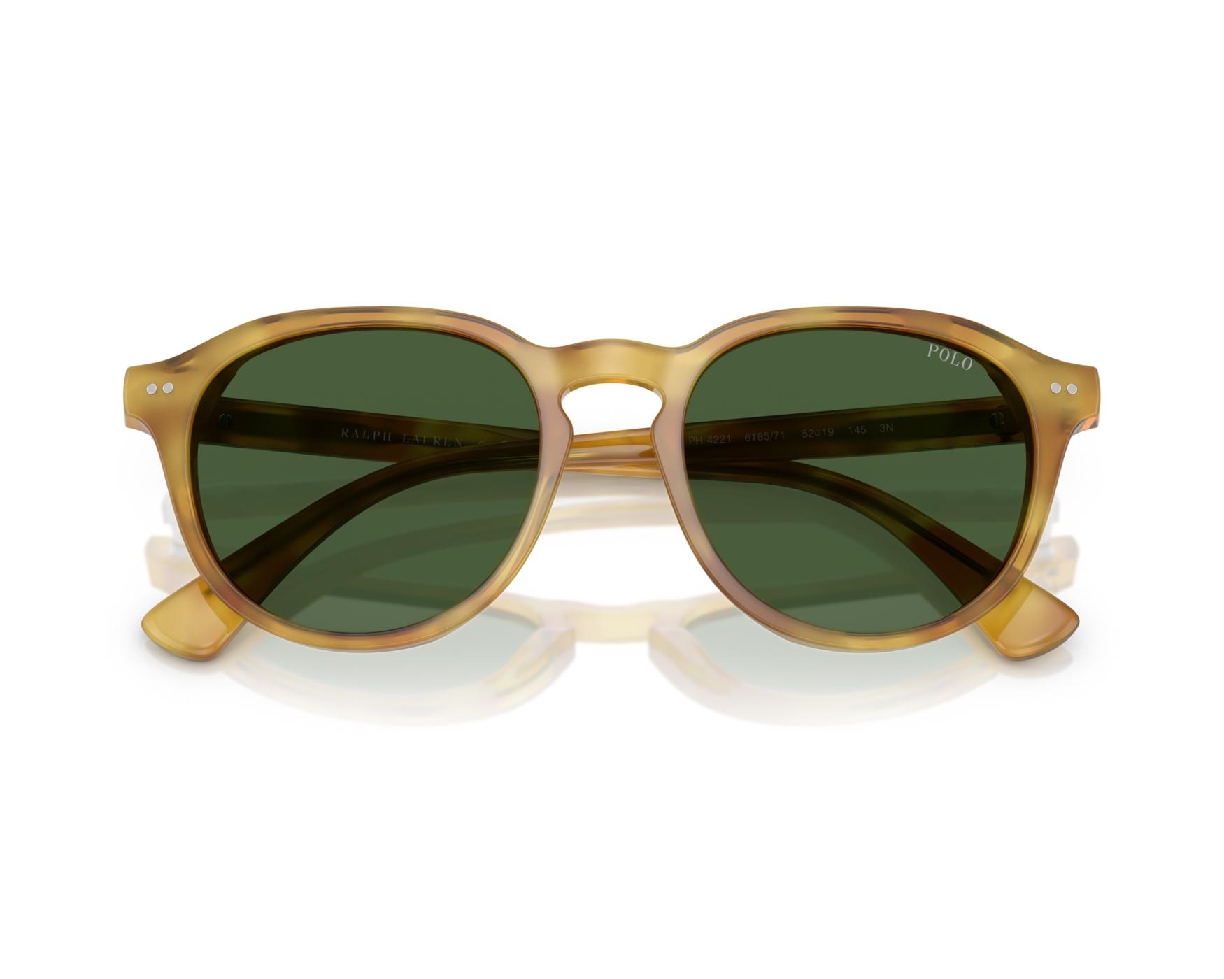 Polo by Ralph Lauren Tortoiseshell Frame Sunglasses with Yellow/Plaid Temples Polo Ralph Lauren PH4192 Yellow Prescription Sunglasses main image 3