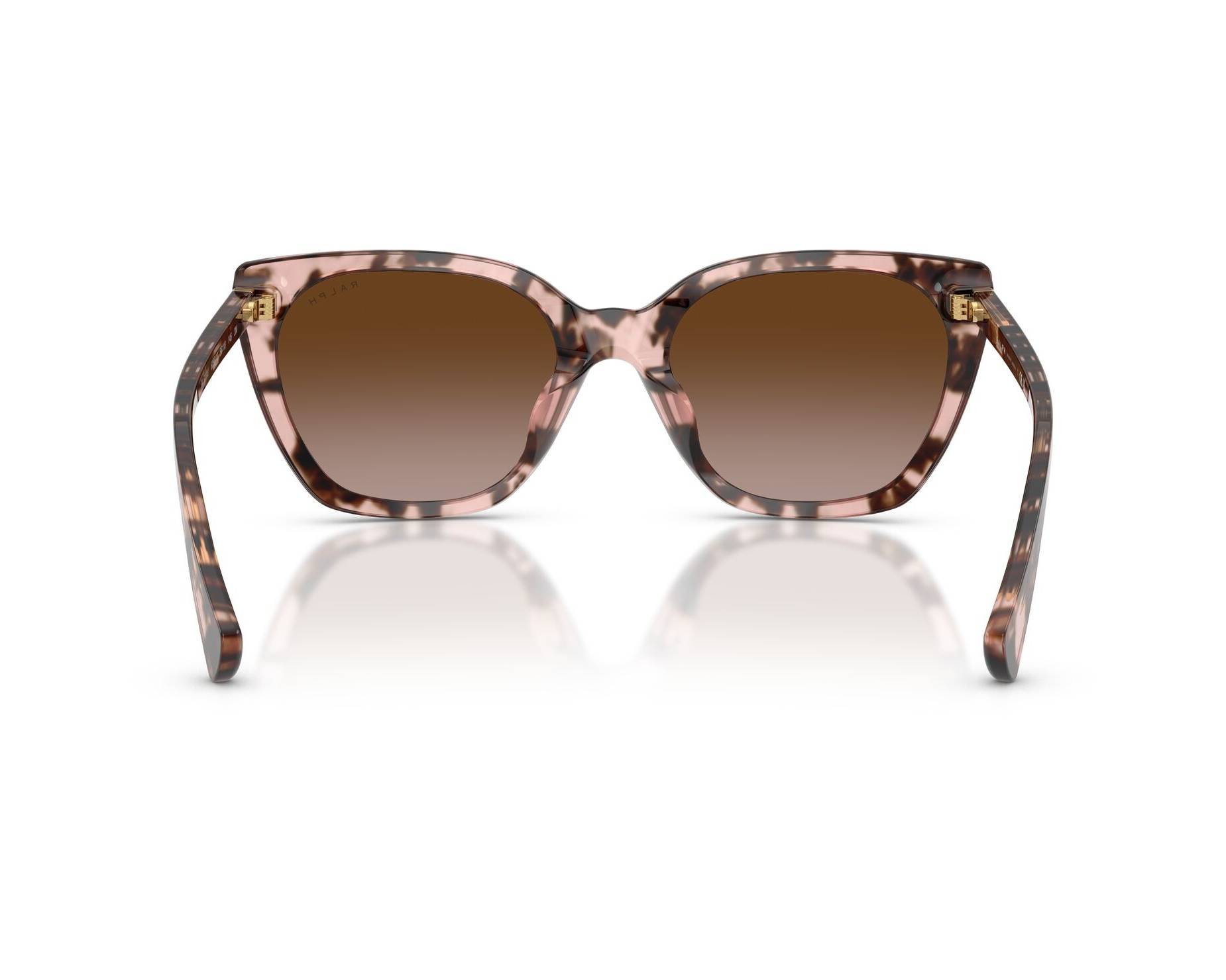 Ralph Lauren Eyewear Shiny Pink Havana Polarized Sunglasses *SCRATCHED* RALPH LAUREN RL8230U Square Sunglasses | EyeOns.com main image 2