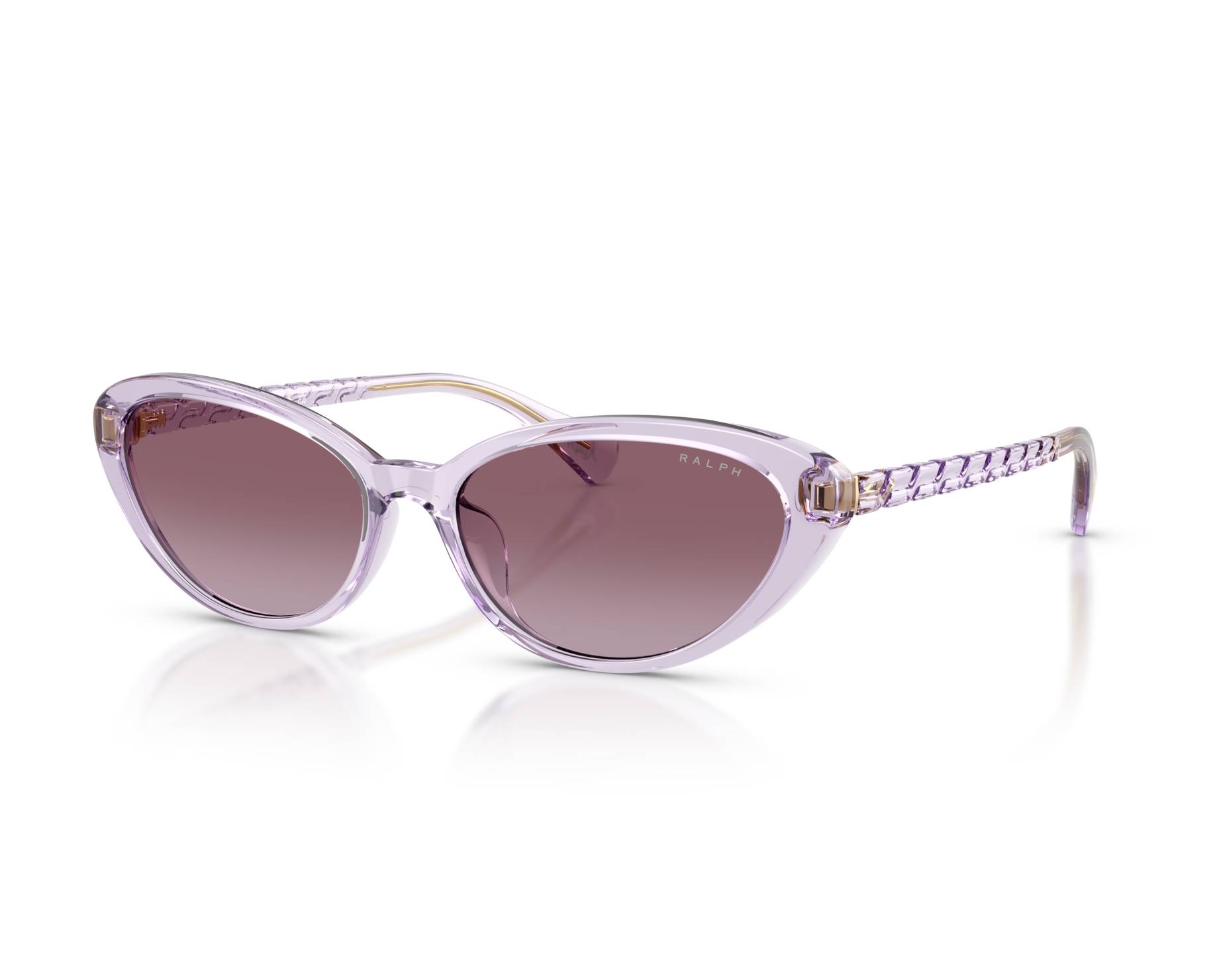 Ralph Lauren Purple Oversized Round Women\'s Sunglasses Ralph by Ralph Lauren Sunglasses RA5338U 57468H main image 3