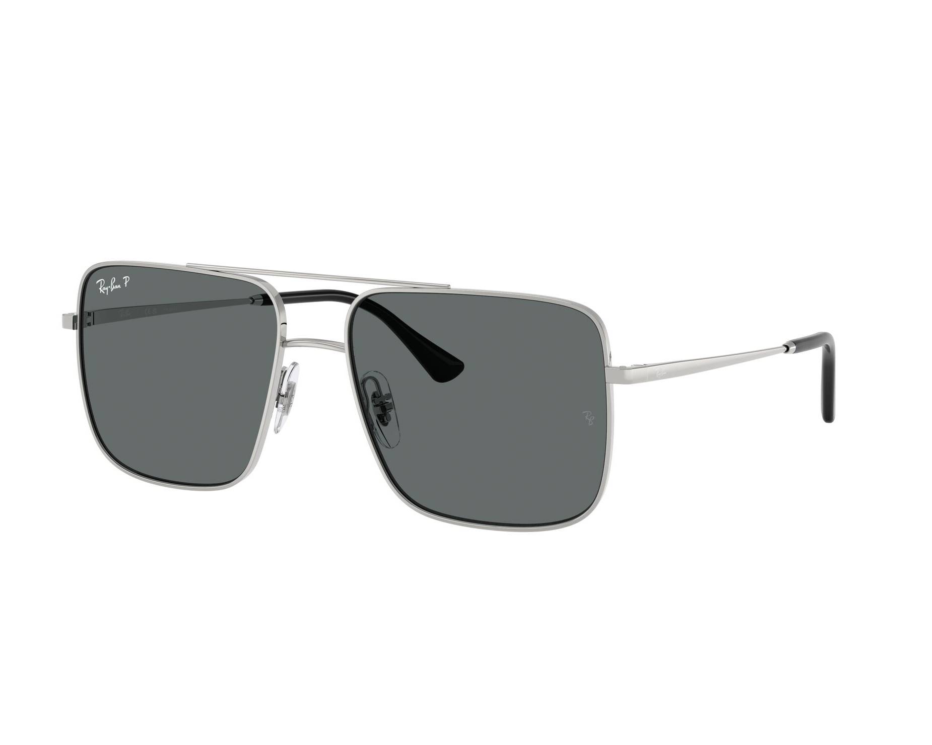 Ray-Ban Aviator Sunglasses Silver Frame with Black Lenses Ray-Ban Aviator Large Metal RB3025 003/59 Silver Sunglasses  main image 3
