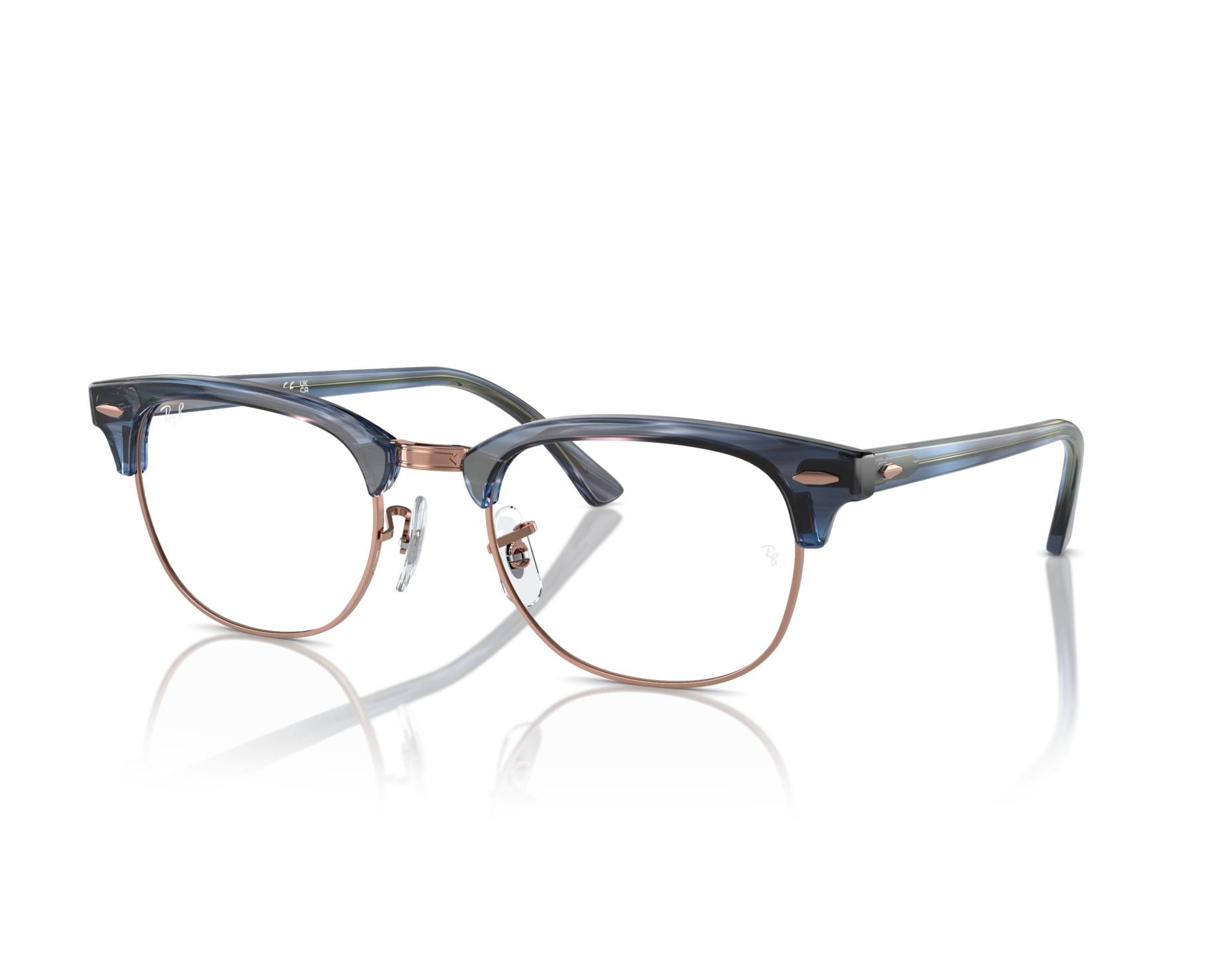 Ray-Ban RX5154 8374 51-21 Blue  360 degree view 6