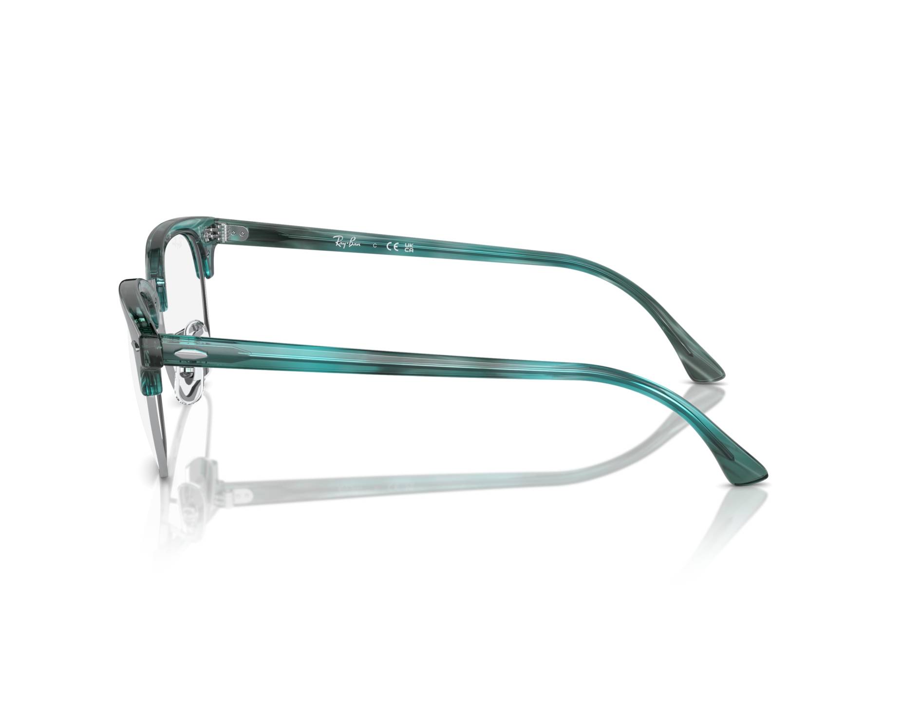 Ray-Ban RX5154 8377 51-21 Green  360 degree view 5