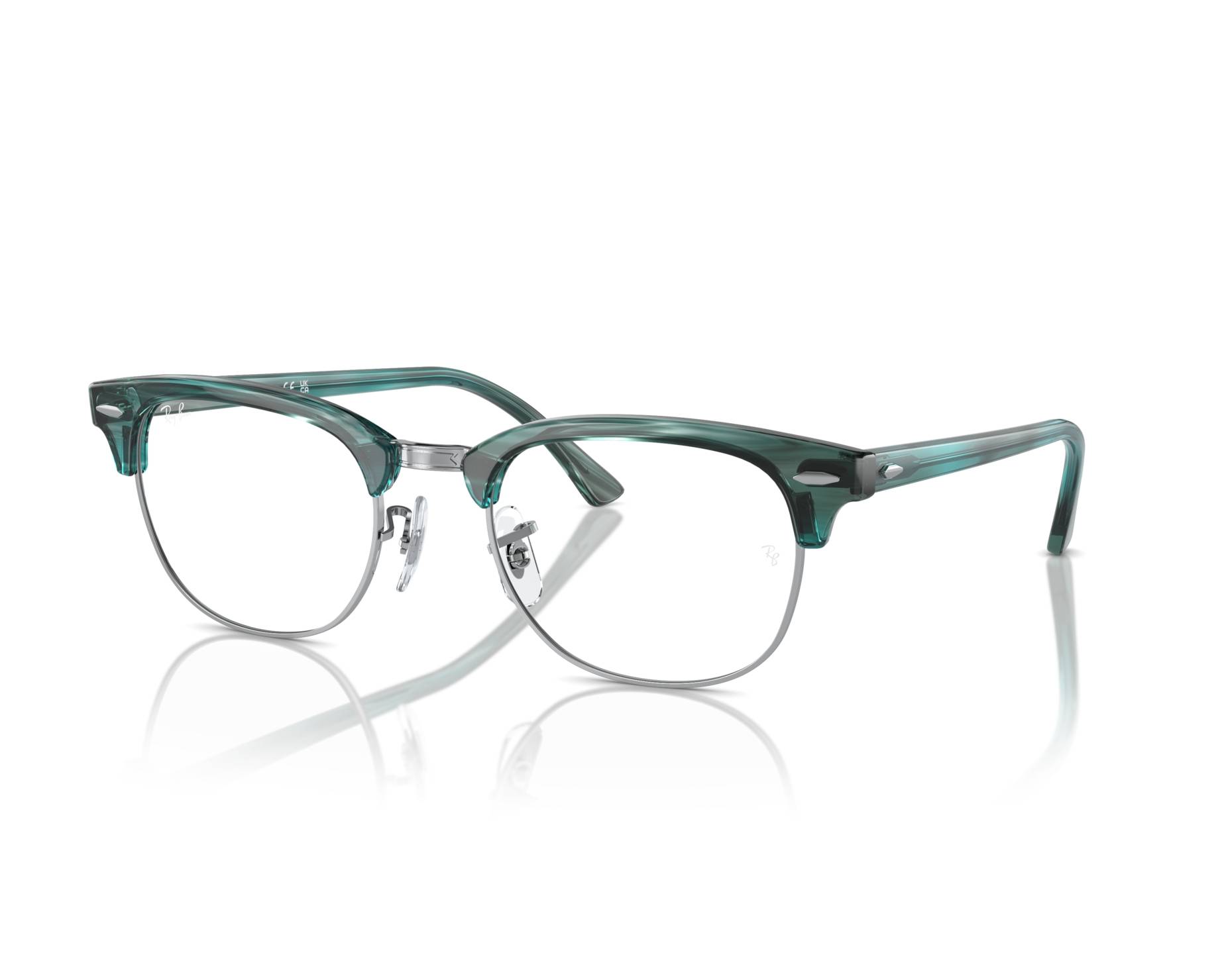 Ray-Ban RX5154 8377 51-21 Green  360 degree view 6