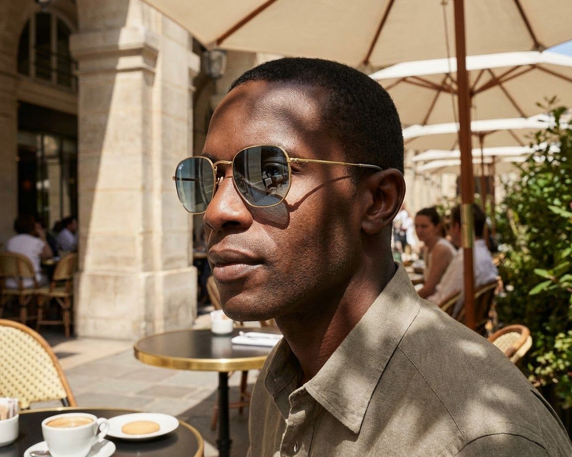 Ray-Ban Sunglasses Hexagonal RB3548N 91233M