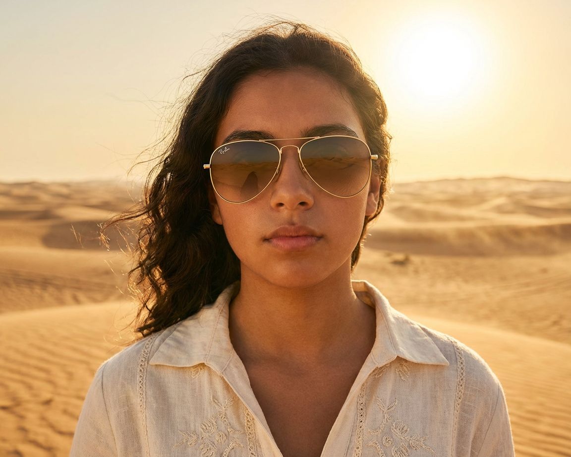 1363Ray-Banサングラス 0RJ9506S AVIATOR KIDS Sunglasses in Gold and Lilac Flash - RB9506S | Ray