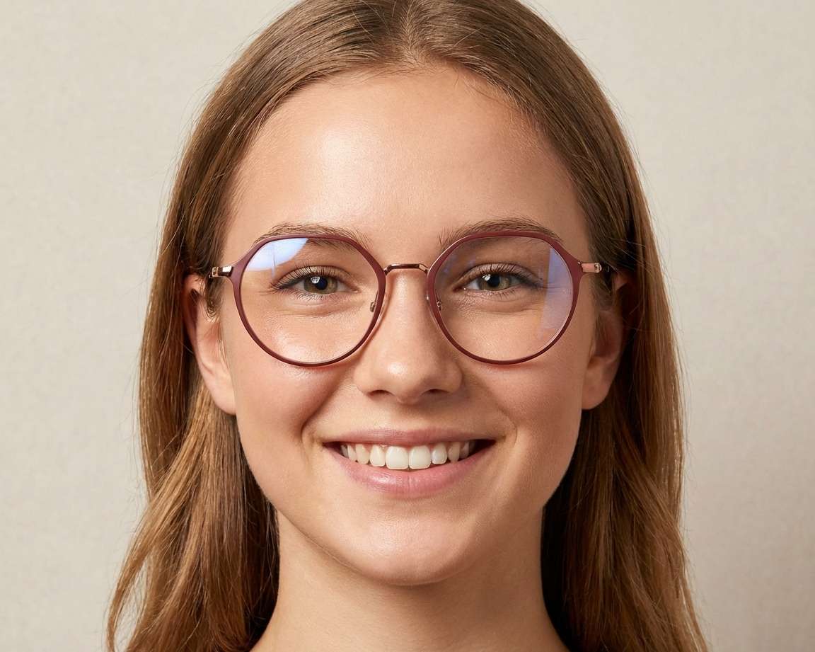 Ray-Ban RY1058 4077 47-18 Burgundy  360 degree view 9