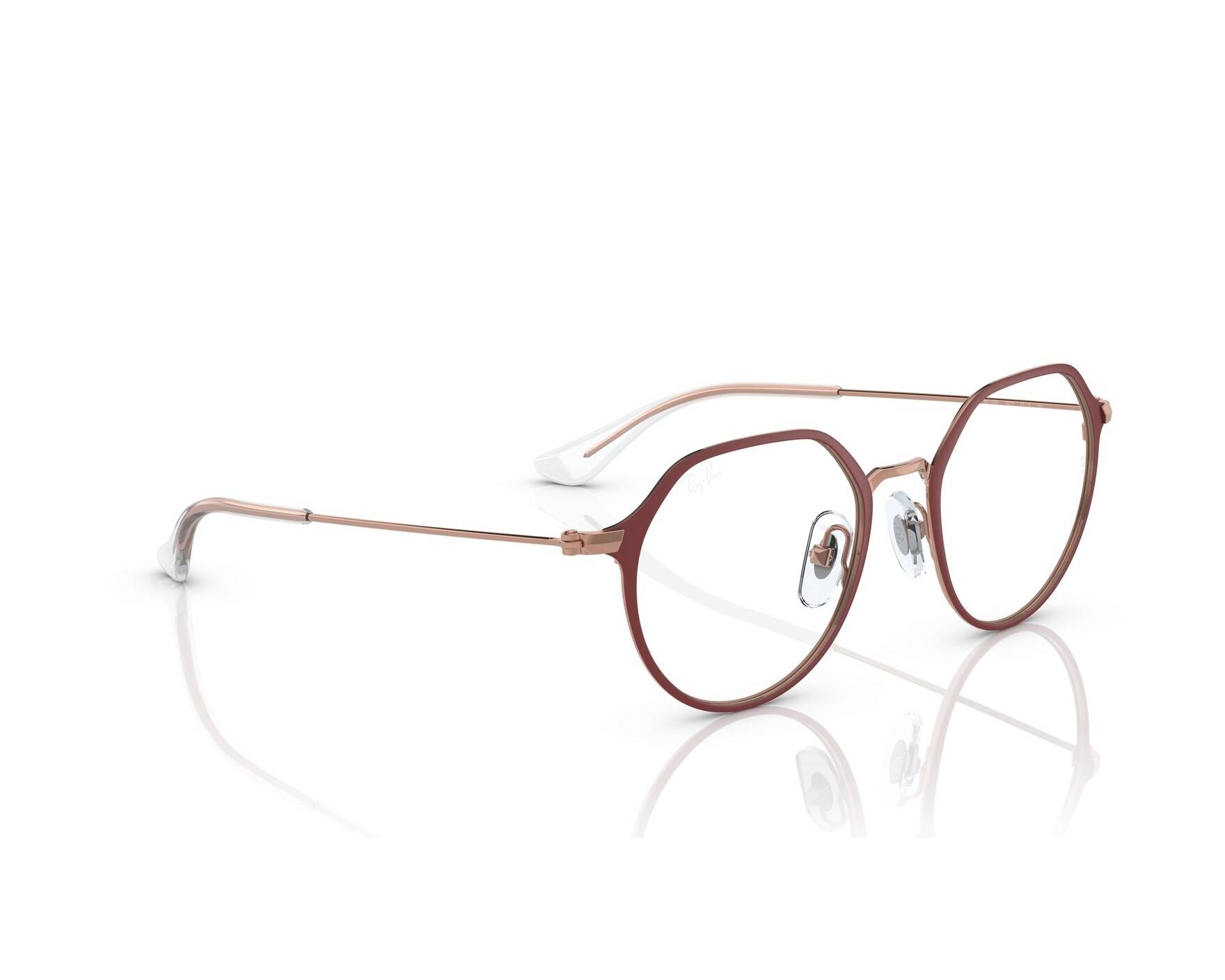 Ray-Ban RY1058 4077 47-18 Burgundy  360 degree view 3