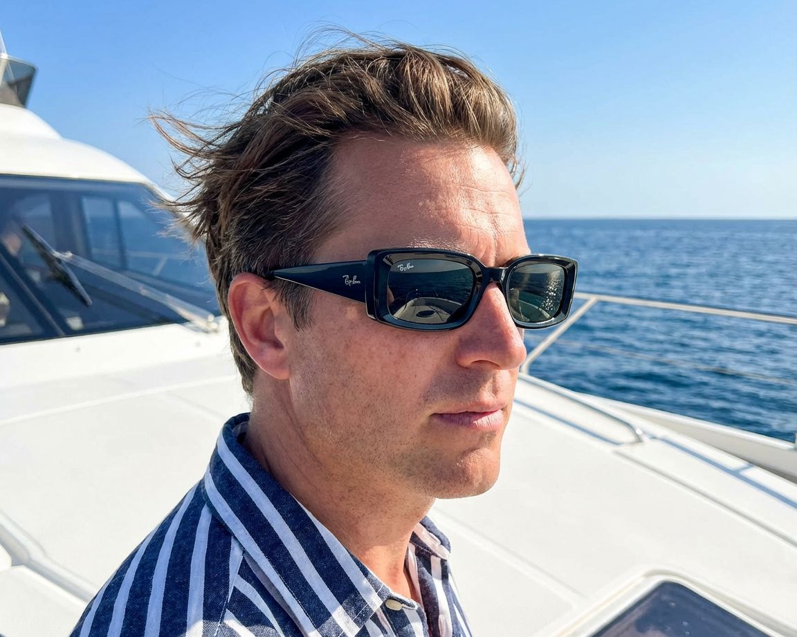 Ray-Ban RB4395 667771 54-21 schwarz  360 degree view 9