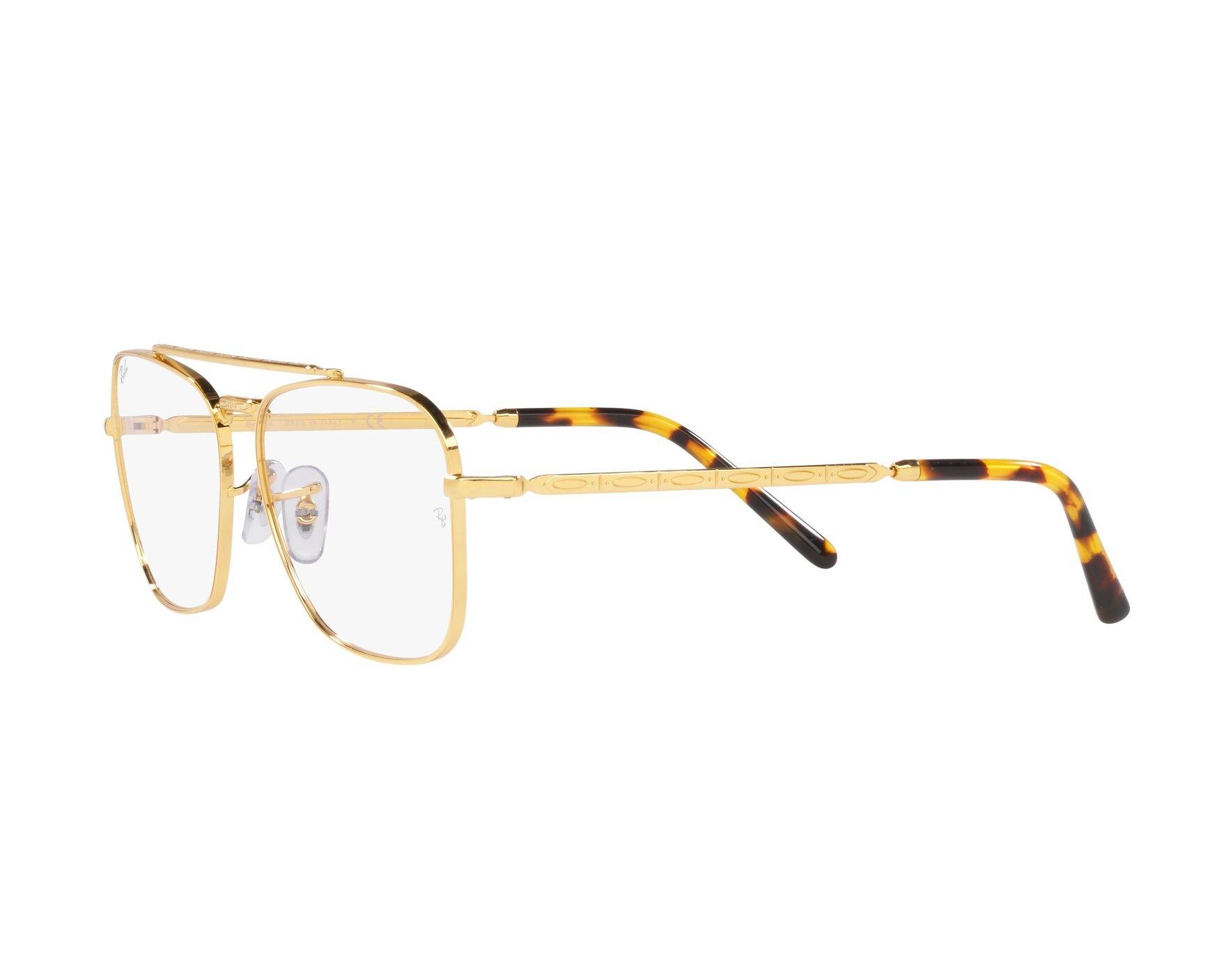 Ray-Ban RX3636V 3086 55-15 Or  360 degree view 4