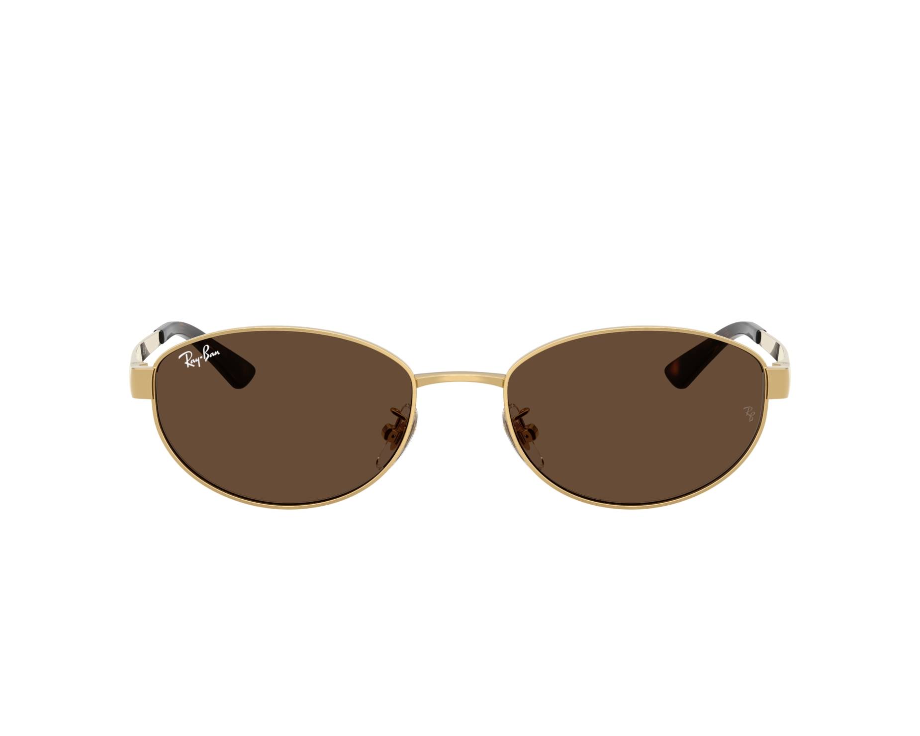 Ray-Ban RB3537 Round Metal Sunglasses  -  Gold / Copper Mirror Ray-Ban RB3517 Round Folding Metal Sunglasses, Gold/Pink  main image 3