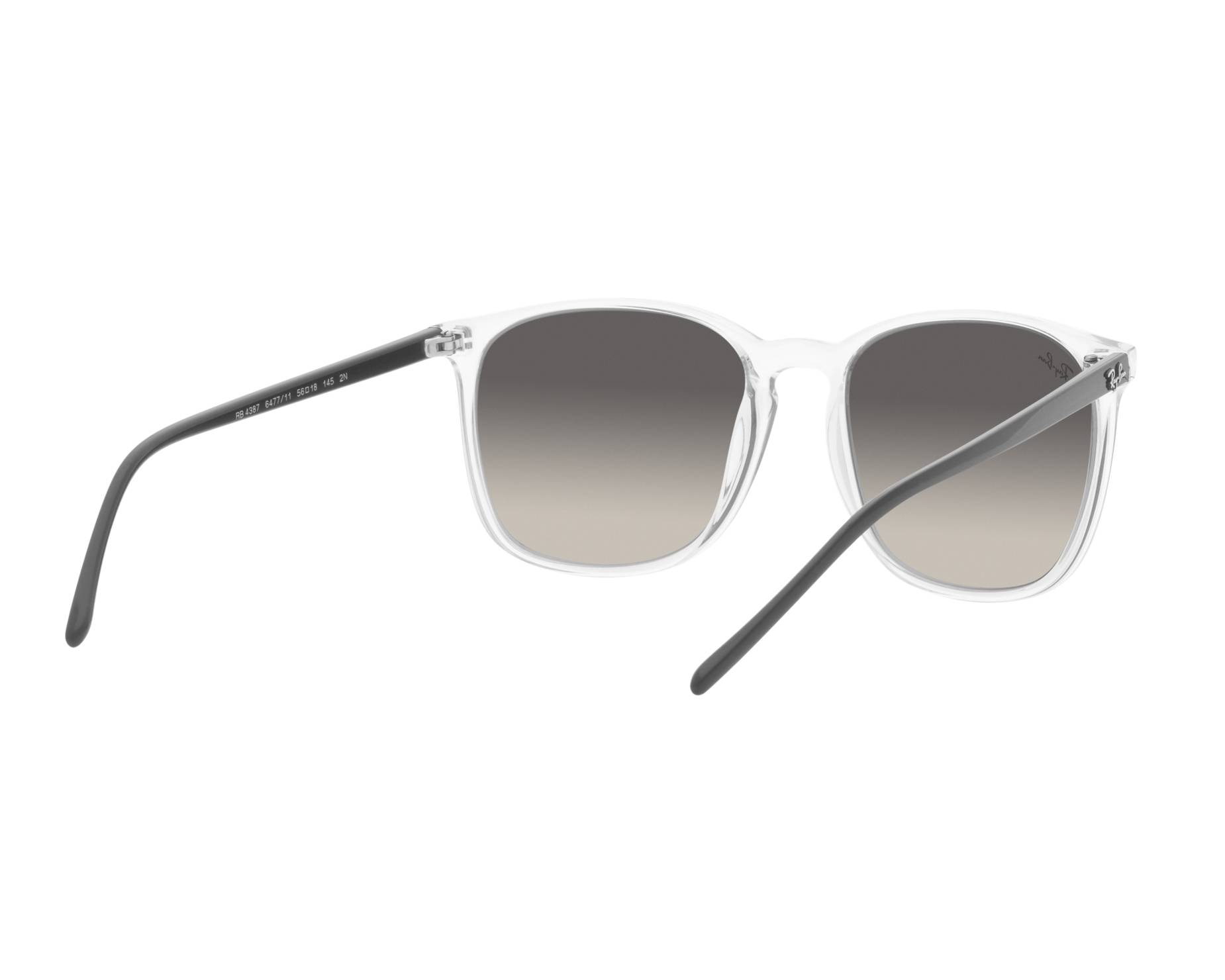 Ray Ban Rb4387F |RB4387F-134911-55| Grey Degr 8056597550031 main image 1