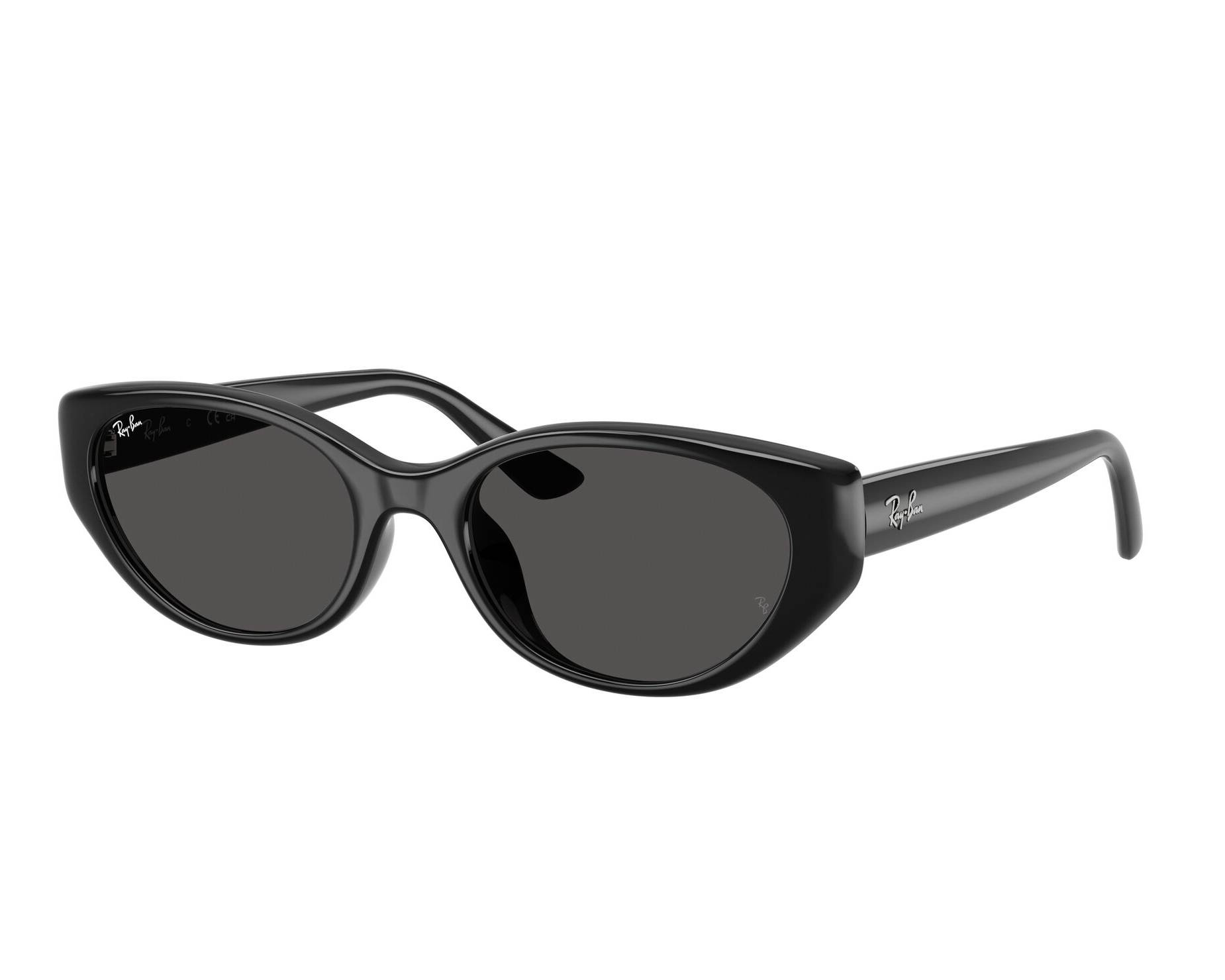 NWT Ray-Ban Black Frame Sunglasses with Black Gradient Lenses Ray-Ban RB4430 667787 Zena Sunglasses - Black Frame, Dark  main image 4