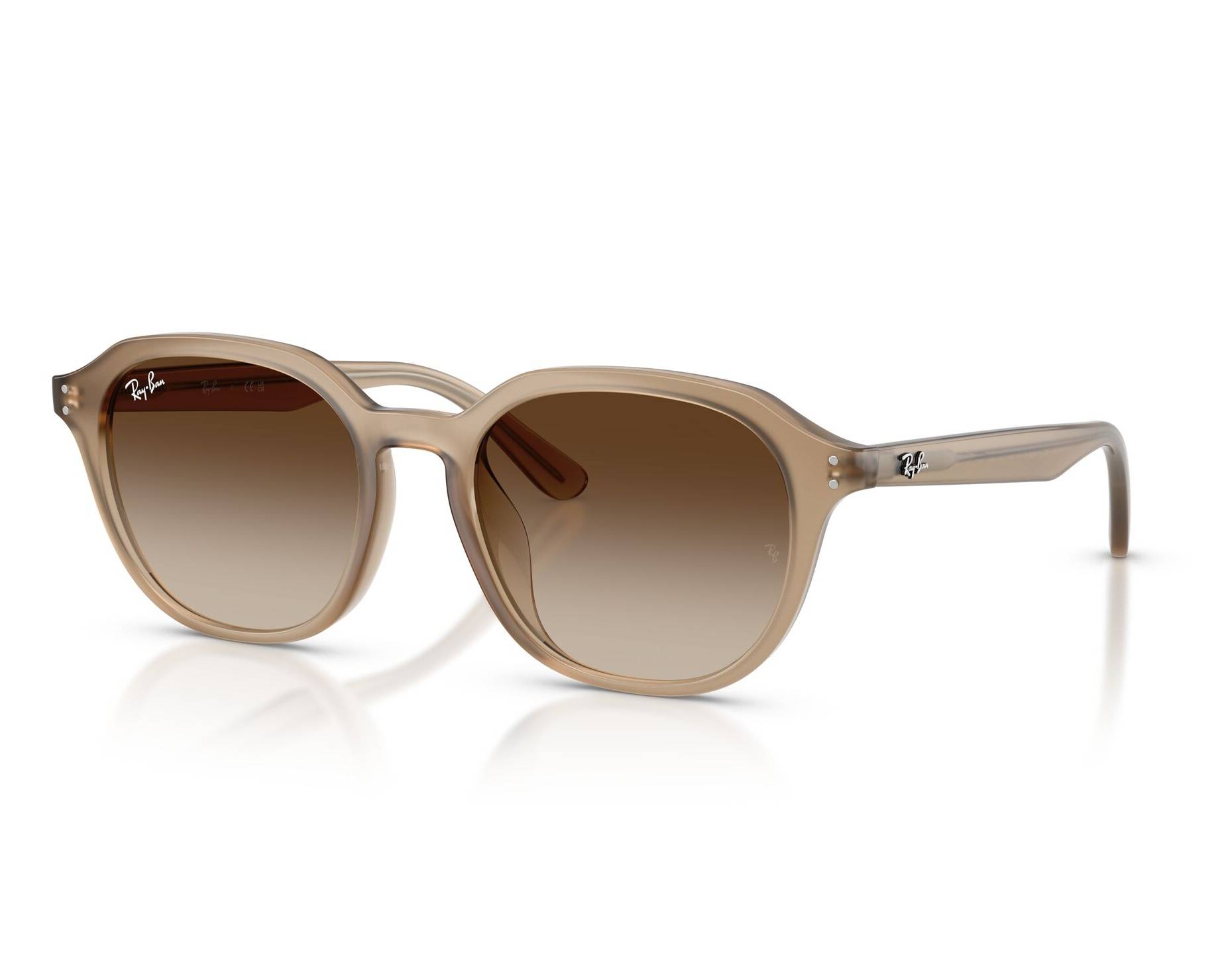 Ray-Ban Beige Sunglasses Ray-Ban RB 4441D 678793 Beige opalino Lenses Marrone chiaro  main image 4