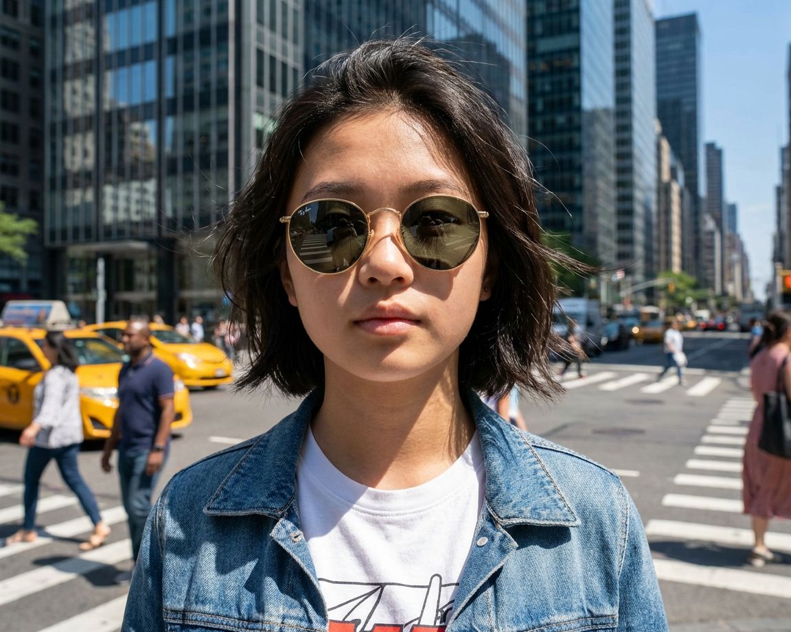 Ray-Ban RJ-9547-S 223/71 44-19 Gold  360 degree view 13