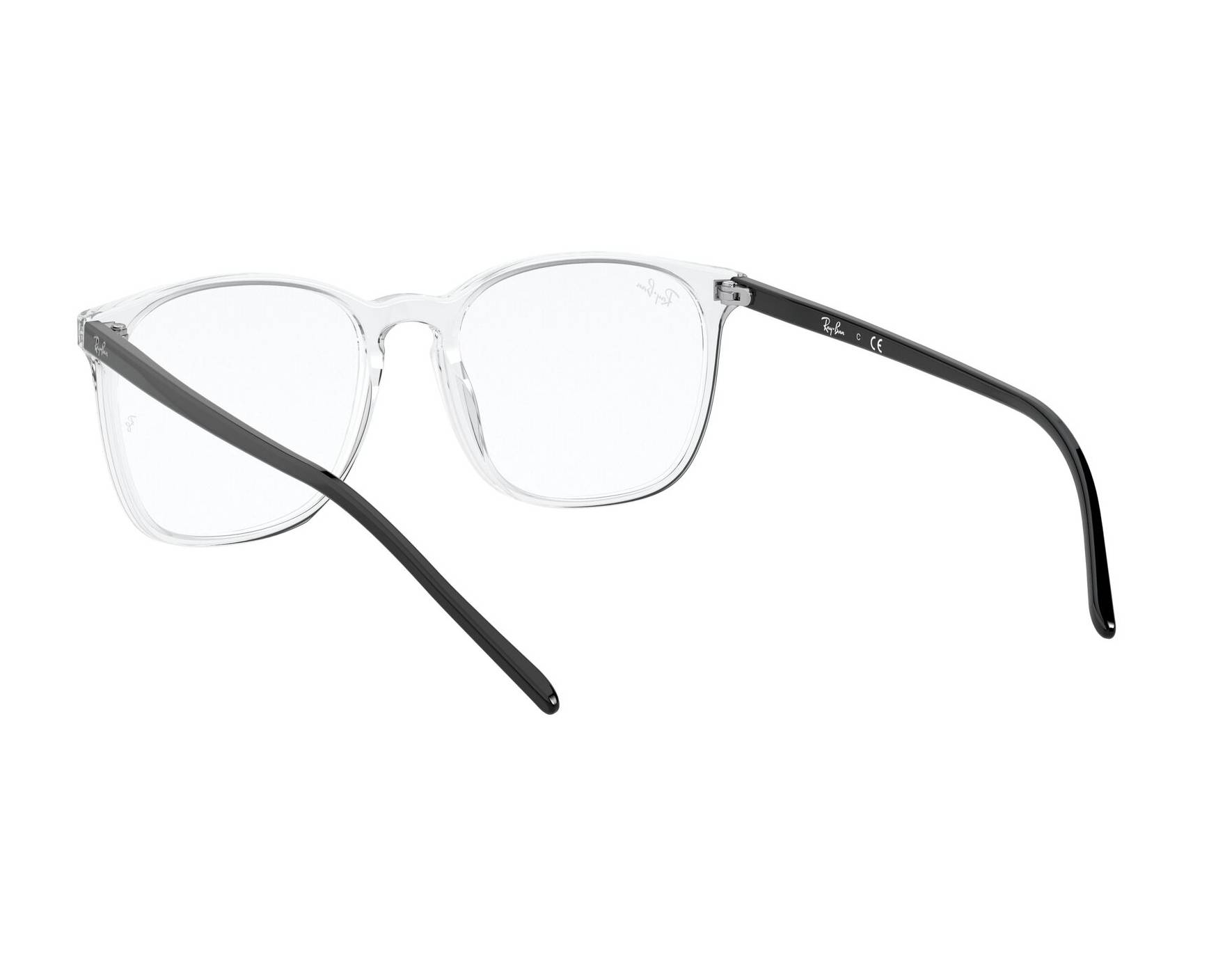 Ray-Ban RX-5387 5629 54-18 Crystal Black 360 degree view 6