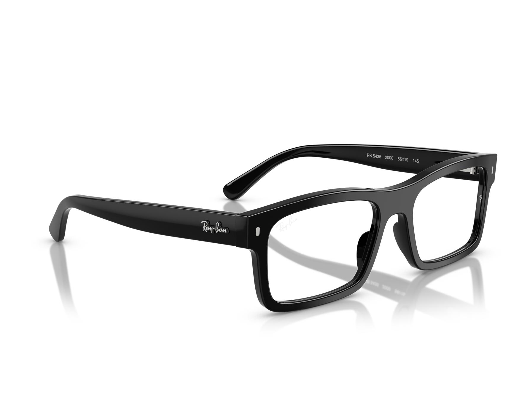 Ray-Ban RX5435 2000 54-19 Black  360 degree view 1