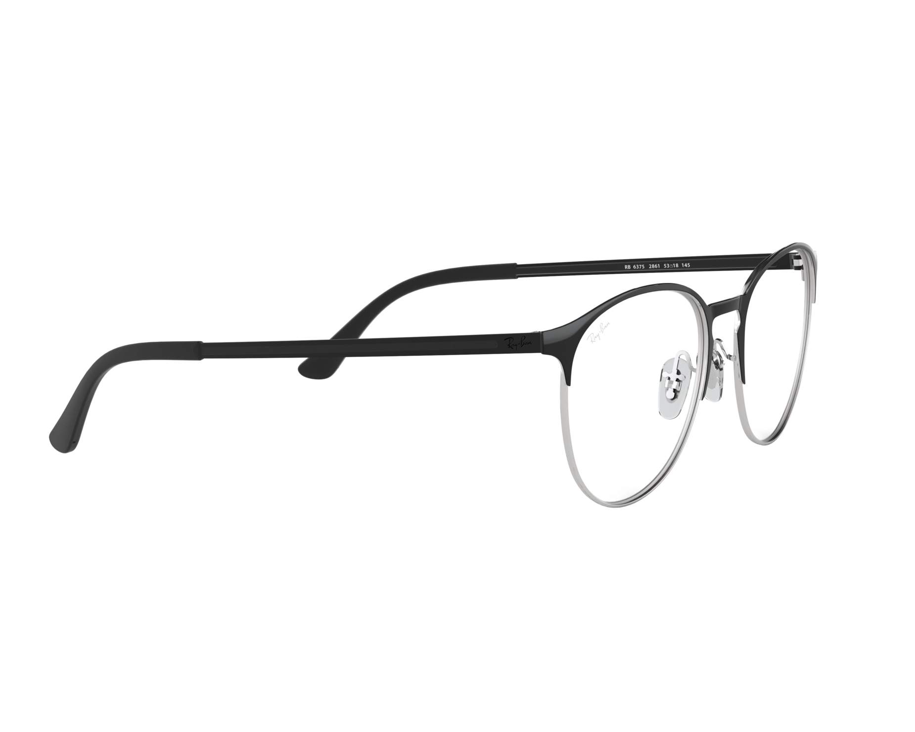 Ray-Ban RX6375 2861 51-18 Black  360 degree view 12