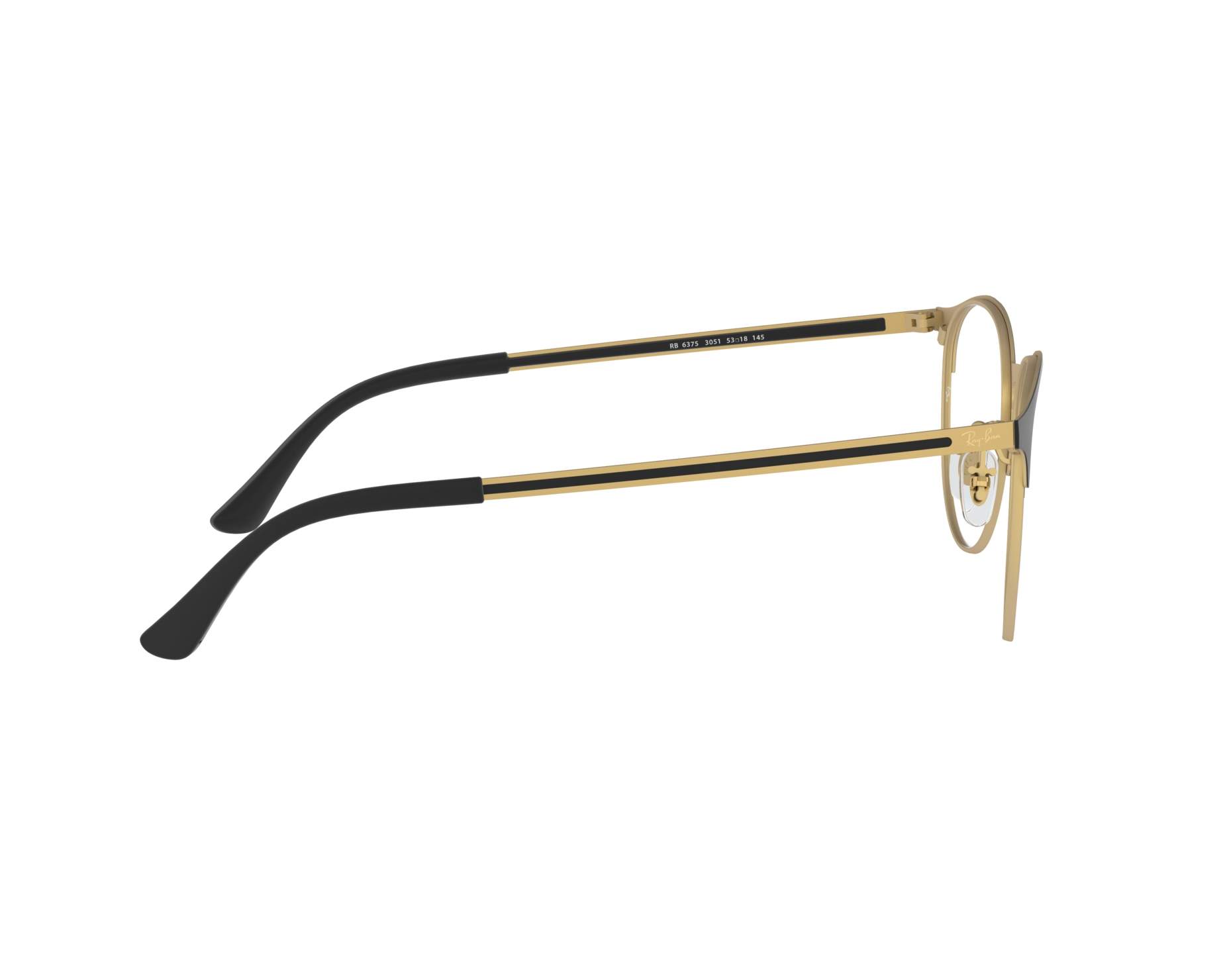 Ray-Ban RX6375 3051 51-18 schwarz  360 degree view 11