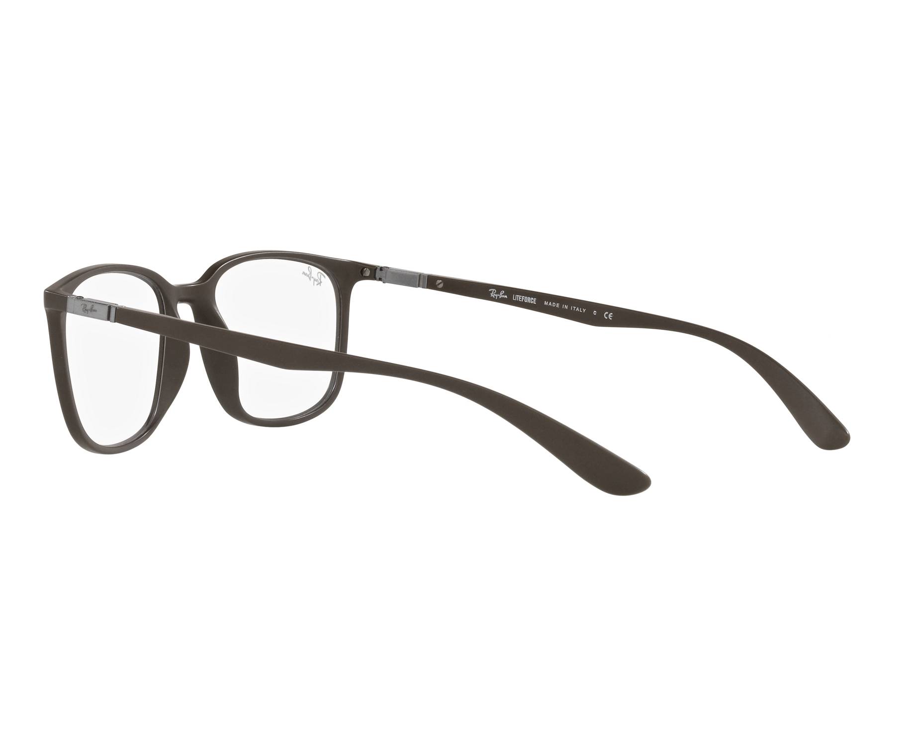 Ray-Ban RX7199 8063 52-18 Brown  360 degree view 6
