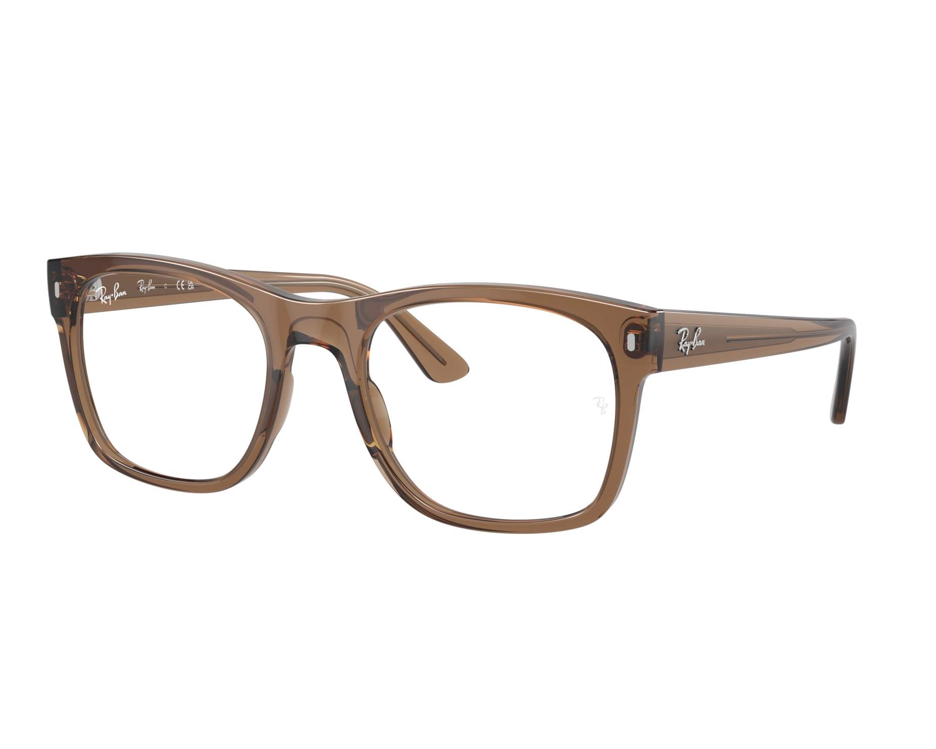 Ray-Ban ブラウン・トータス ファッションメガネ Ray-Ban ウェリントン サングラス | ブラウン | FARFETCH JP