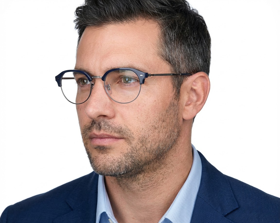 Ray-Ban RX7229 8210 - Blue  360 degree view 10