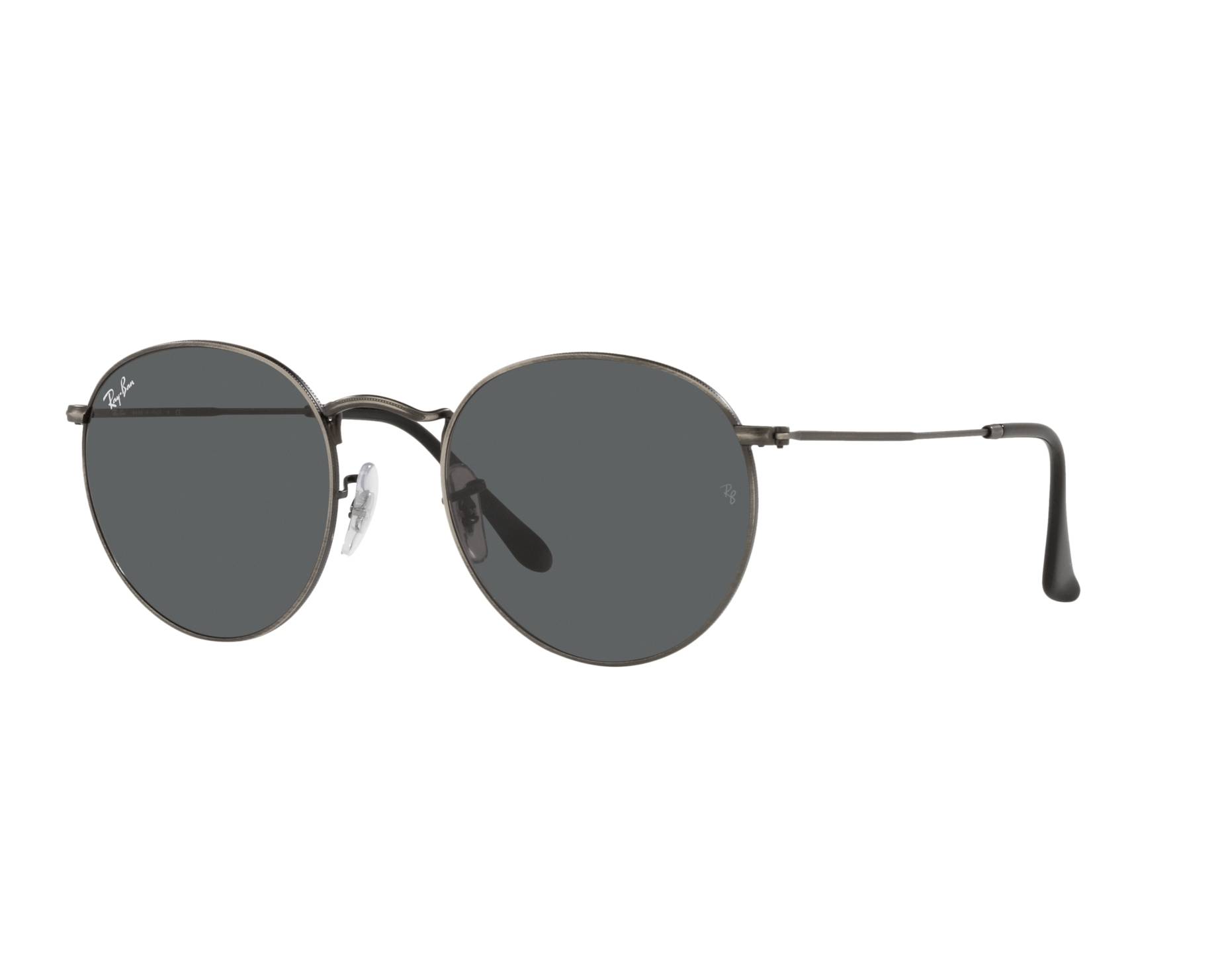 RayBan Round Metal Black RB3447 Men & Women Ray-Ban Rb3447 Round Metal Sunglasses 001 53-21 145 3N | eBay main image 4
