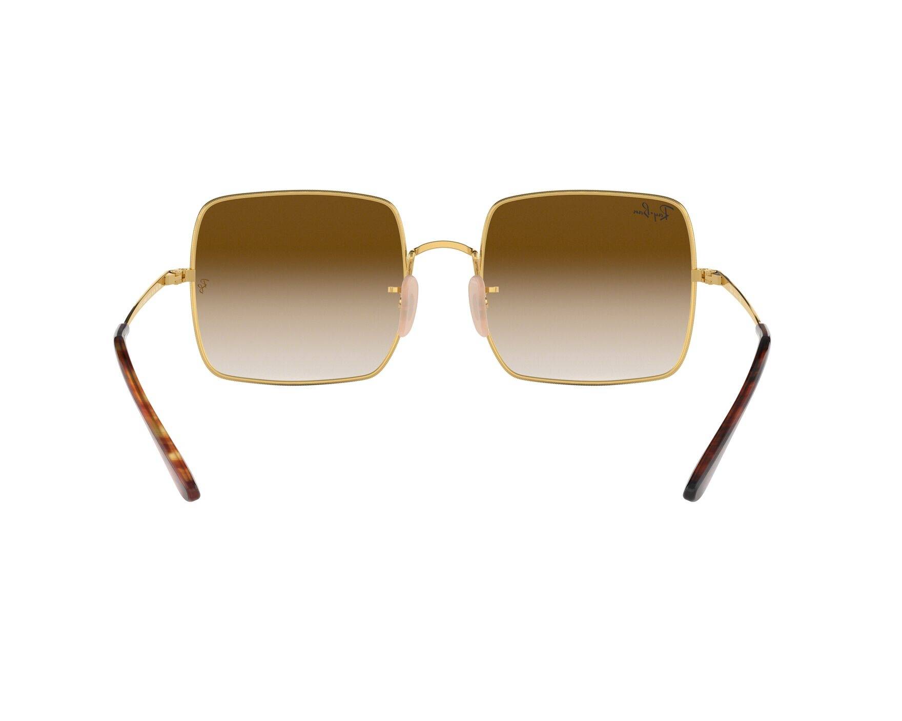 Ray-Ban Unisex RB1971 Square 9147/51 Gold/Brown Gradient Sunglasses 54-19-145 Ray-Ban SQUARE RB 1971 Gold/Brown Gradient 9147/51  main image 3
