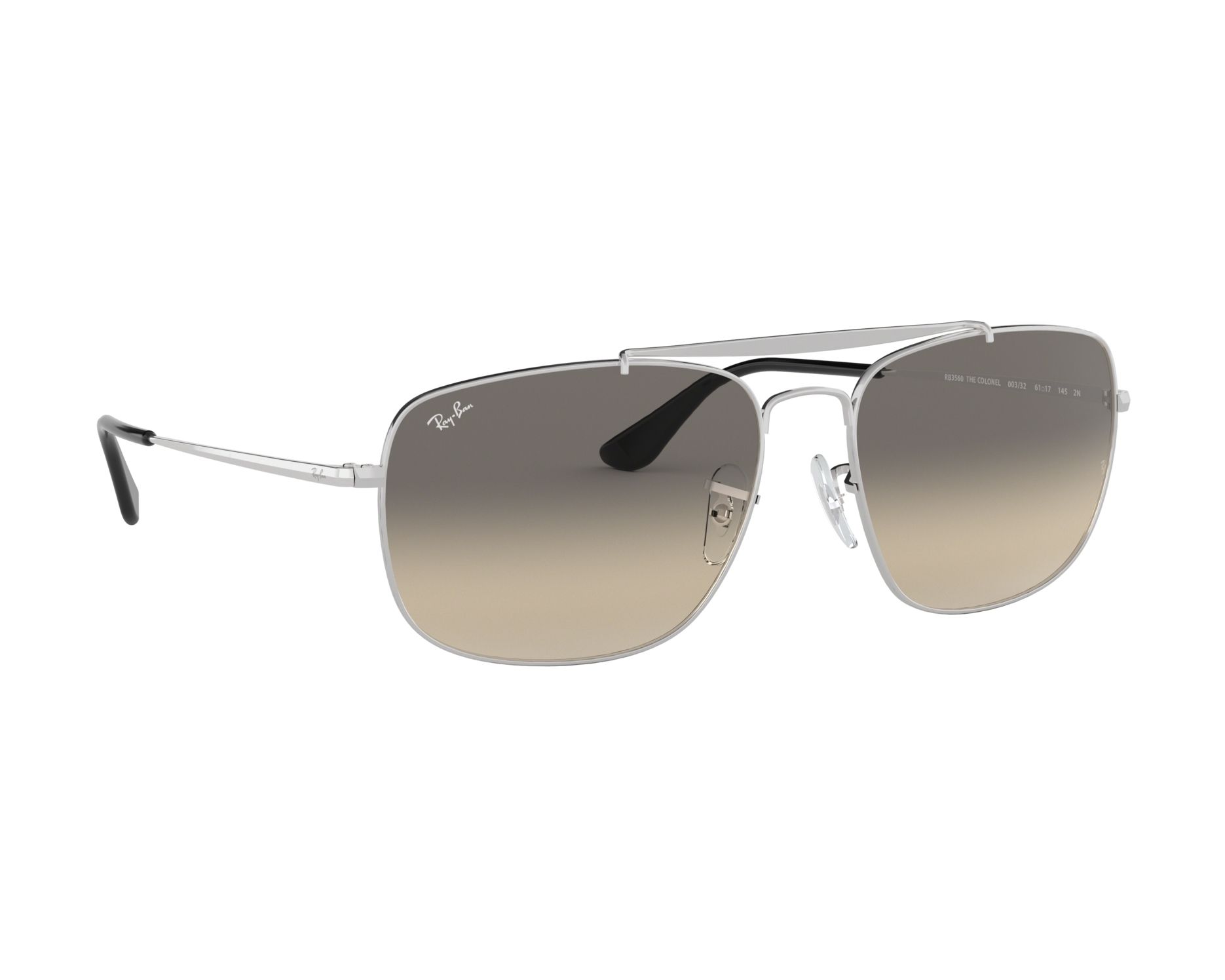 ray ban colonel silver