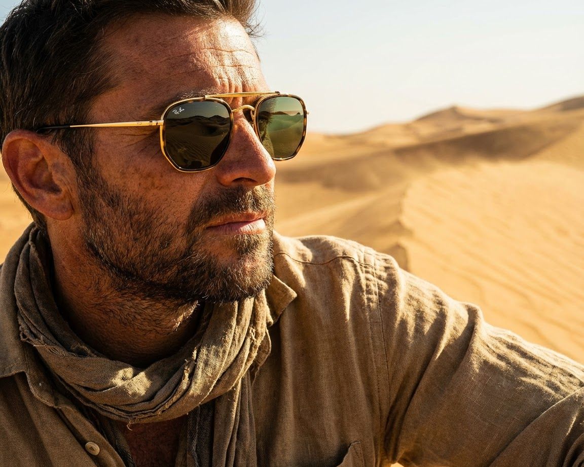 Ray-Ban Sunglasses The Marshal Ii RB3648M 001 display picture 3