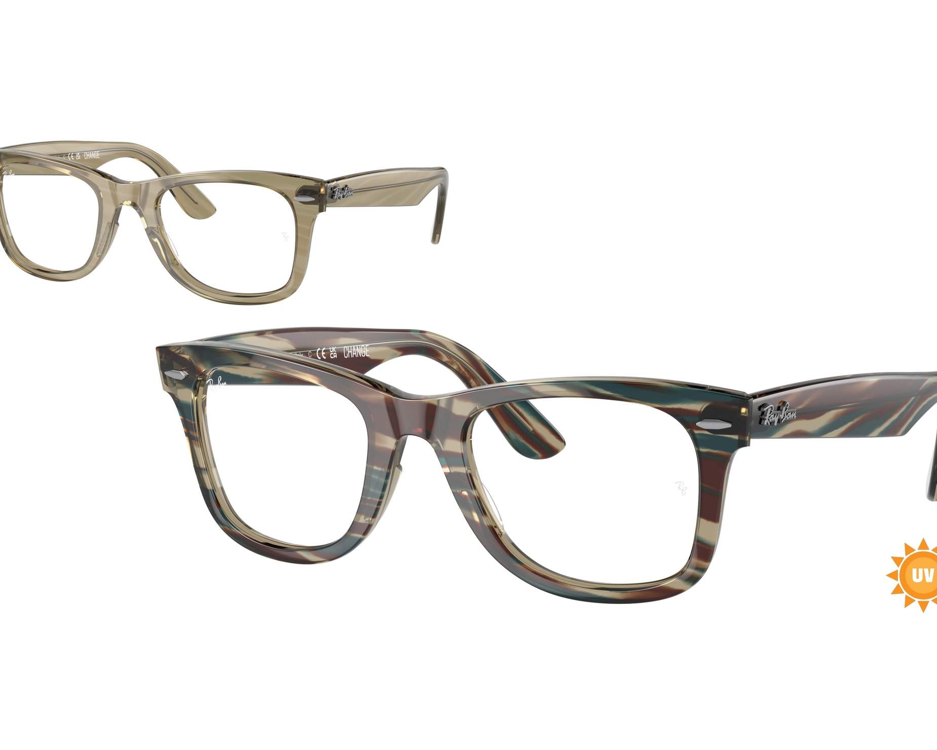 Ray-Ban RX4340V 8381 50-22 Grey  360 degree view 1