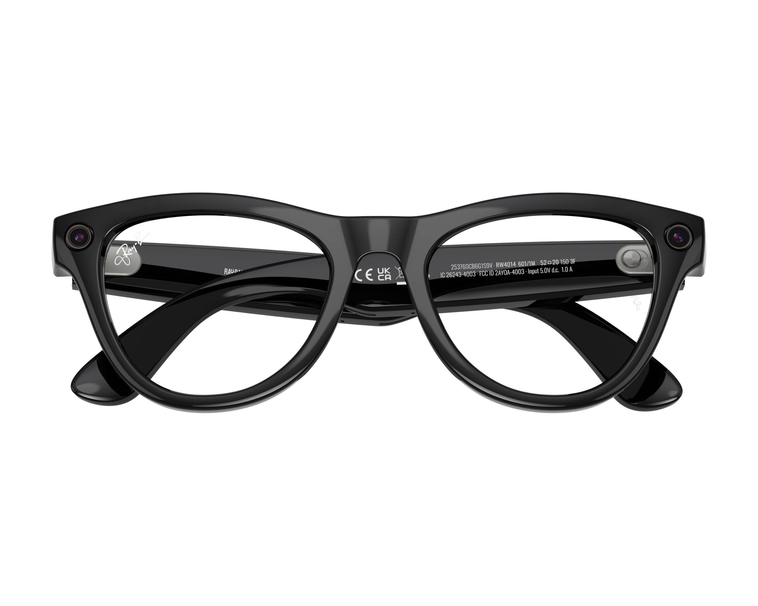 Ray-Ban Meta RW4014 601/1M 52-20 Black  360 degree view 7