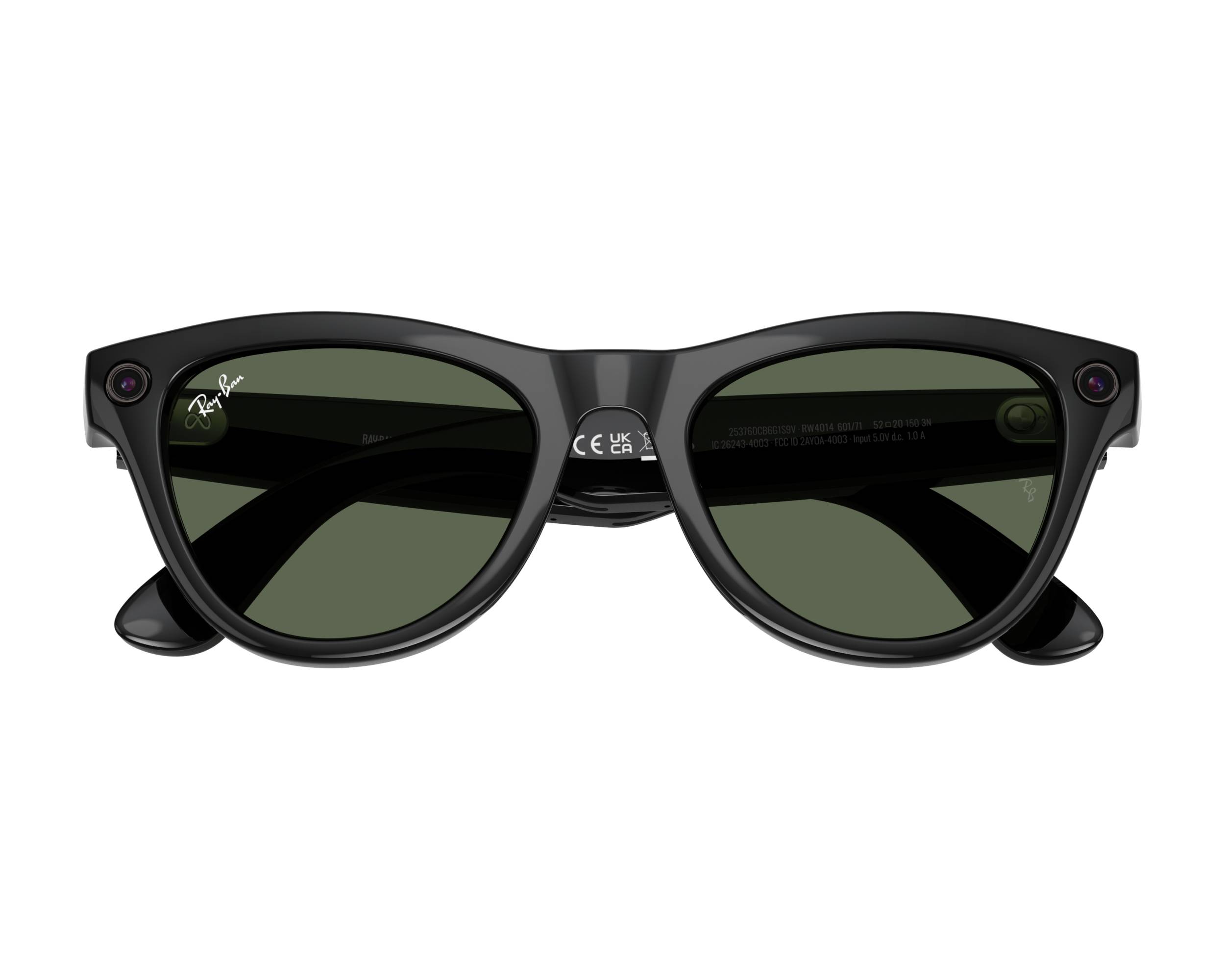 Ray-Ban Meta RW4014 601/71 52-20 Black  360 degree view 1