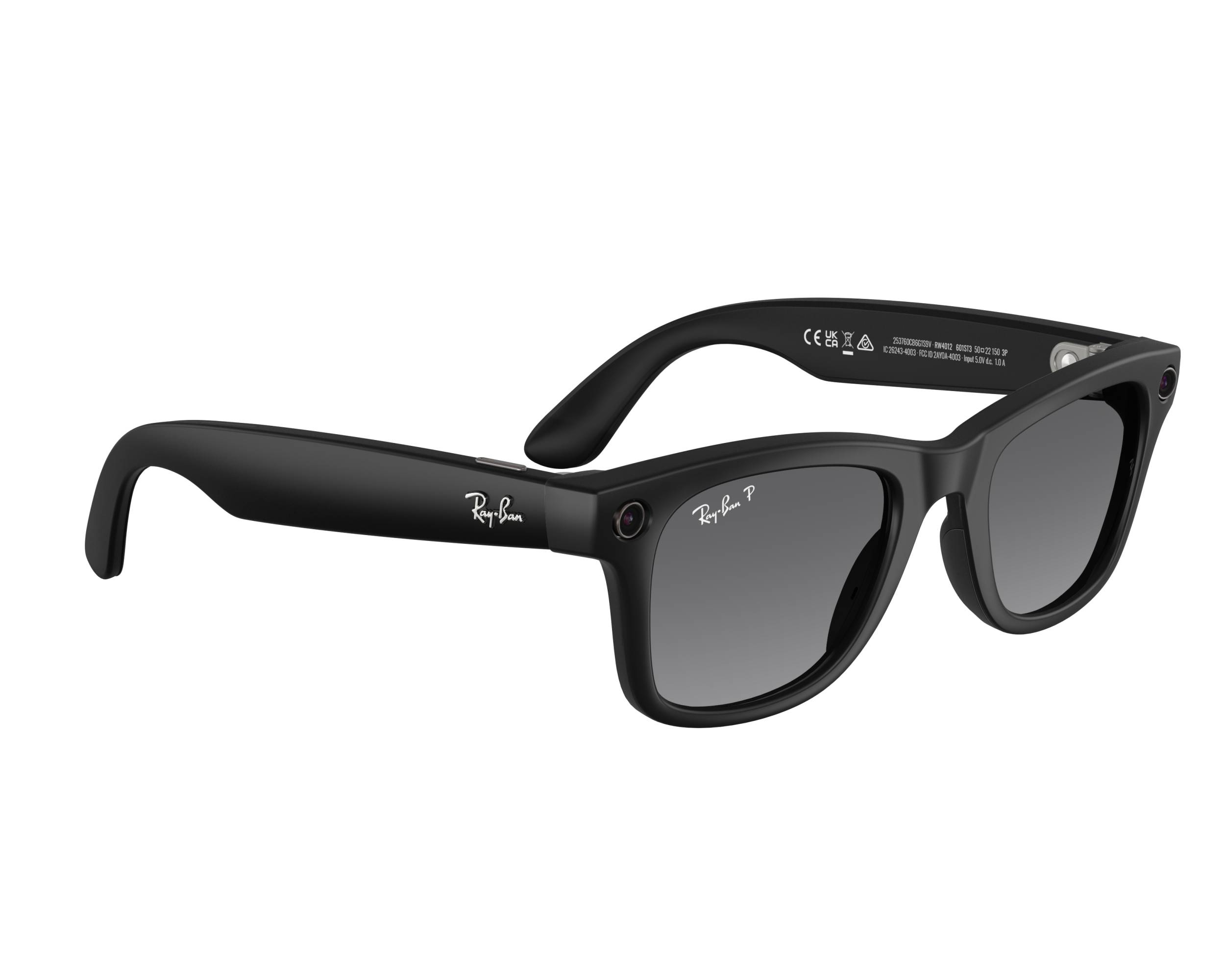 Ray-Ban Meta RW4012 601ST3 50-22 Noir  360 degree view 1