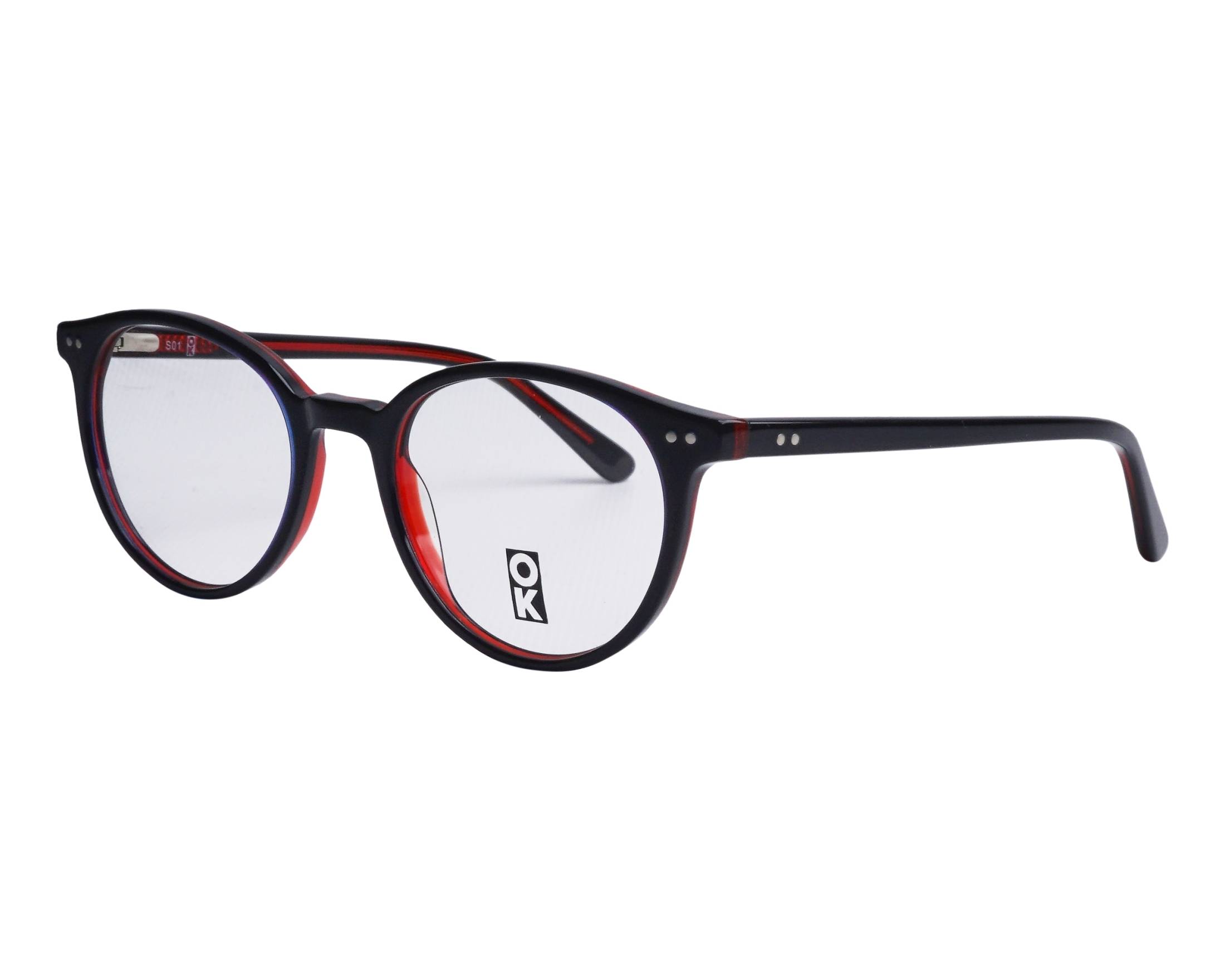 Signature OK1801 407 49-19 Black Red profile view