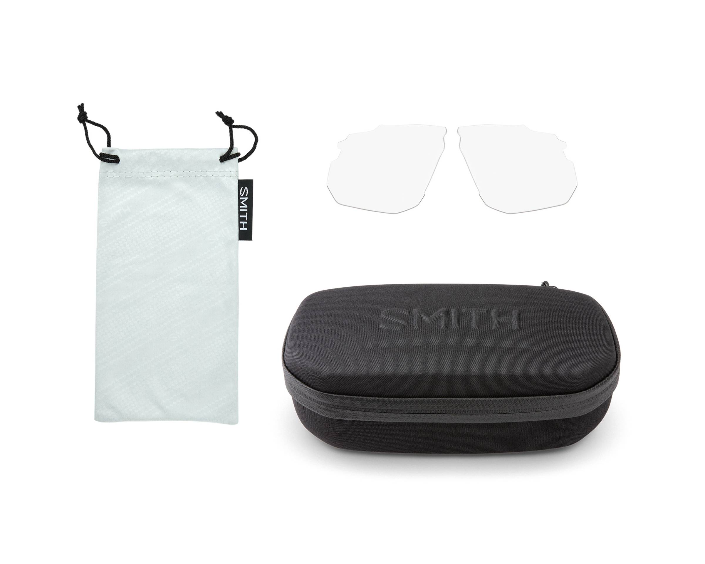 Smith Optics Black Sunglasses Case Smith Optics Sunglass Travel Case BLACK, Holds Two Pairs  main image 3