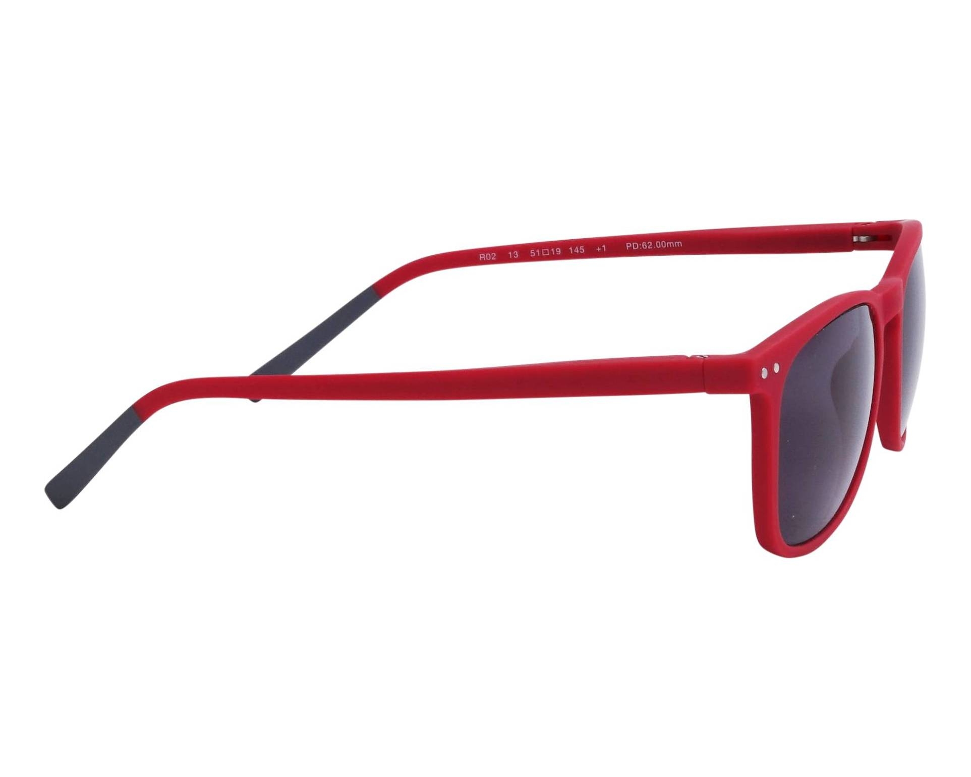 Solar JSLR02 13-GRIS 51-19 Red Grey side view