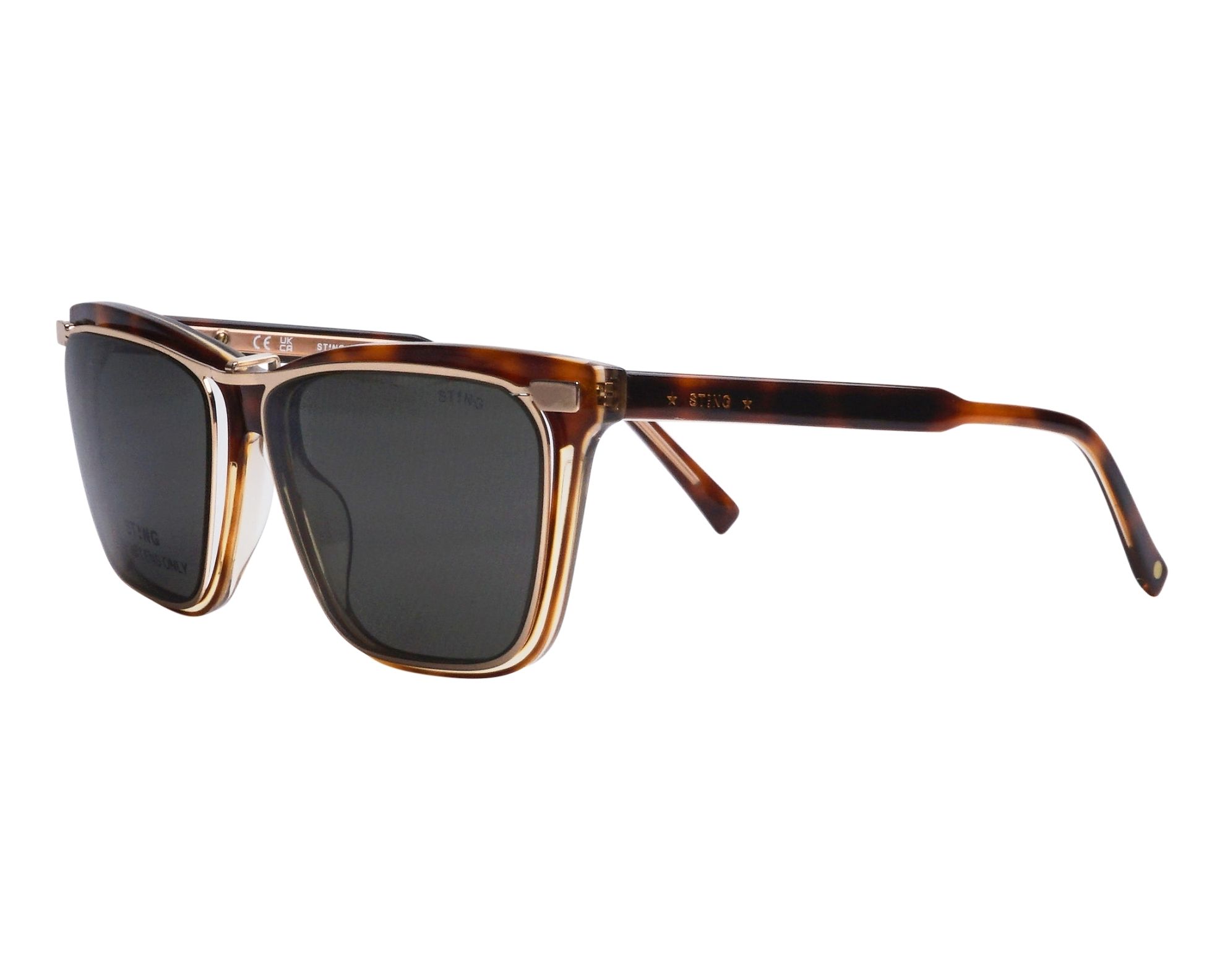 Sting UST453 09W2 54-15 Brown Crystal 360 degree view 1