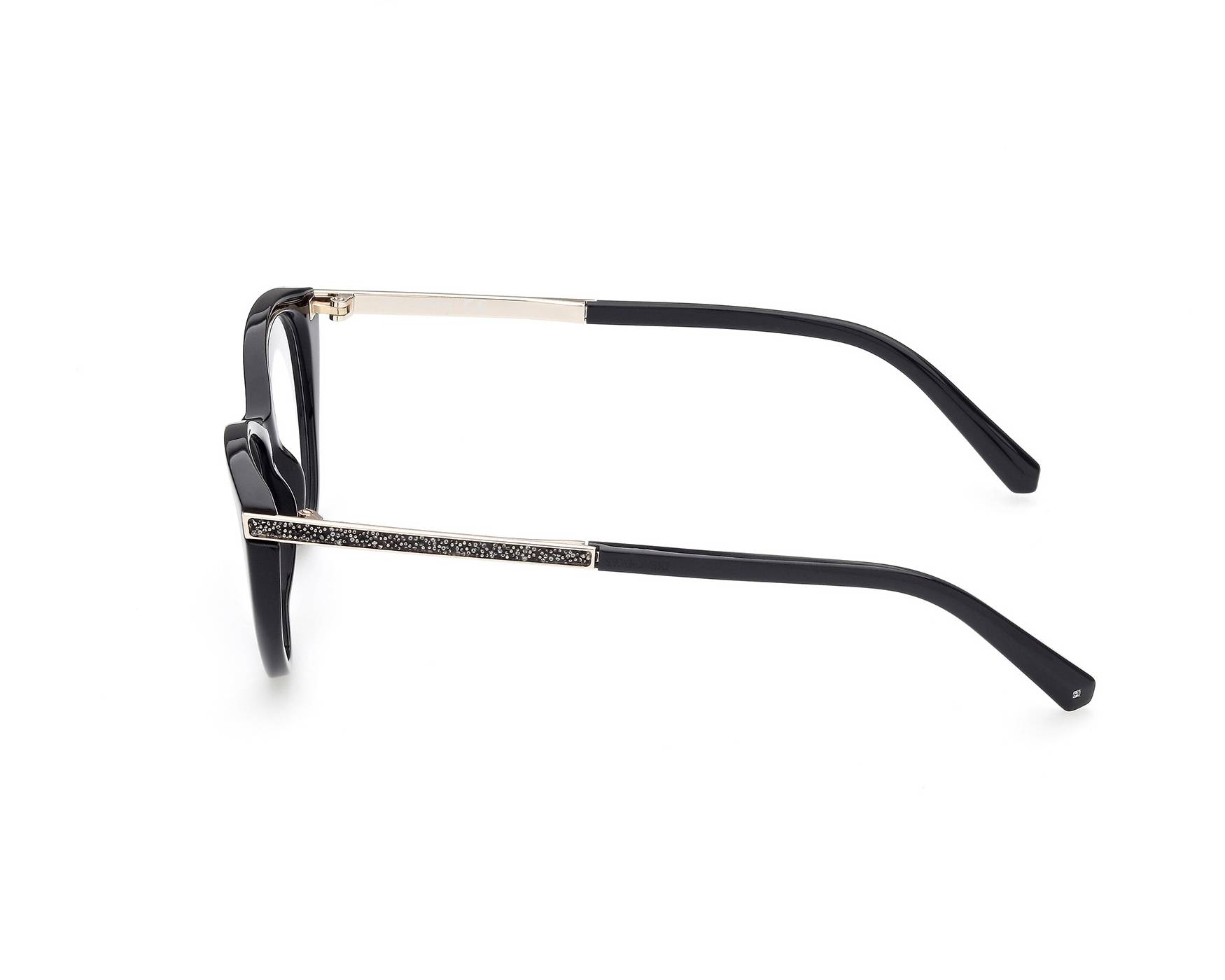 Swarovski SK5336 Womens Plastic Eyeglass Frame 001 Shiny Black 53-16 2da0c16e05c297d06b701043a707ca  main image 2