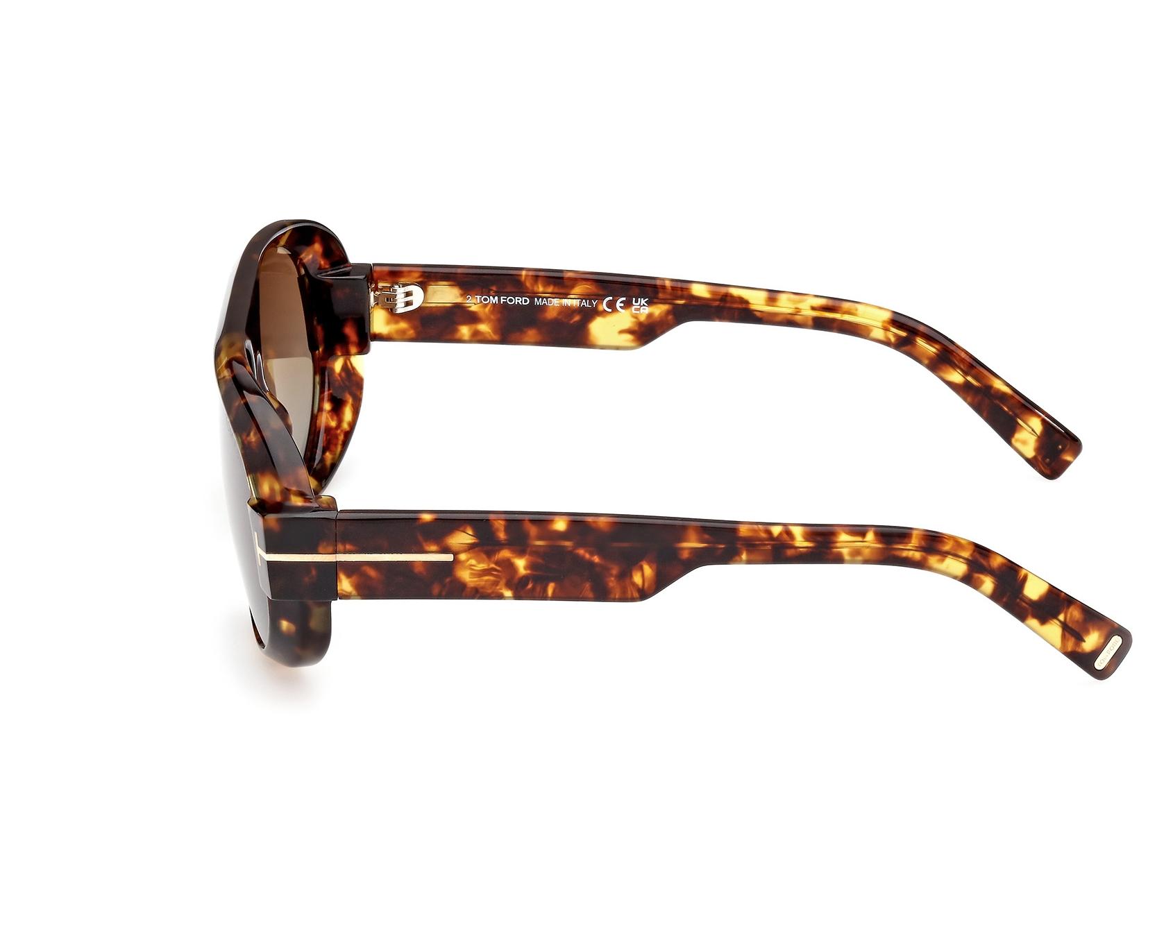 Tom Ford Blake-02 FT1102 Tortoise Sunglasses Tom Ford Blake-02 TF1102 01A Sunglasses - US main image 4