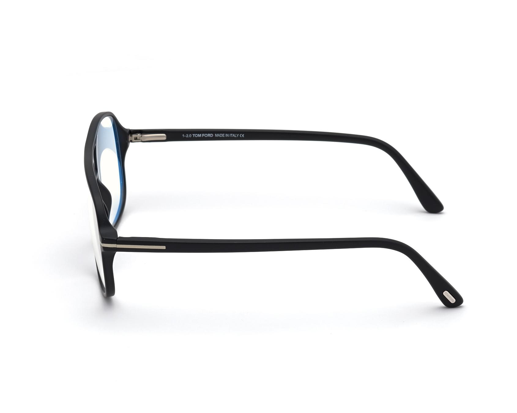 Tom Ford FT-5737-B-V 002 56-15 Black  front view
