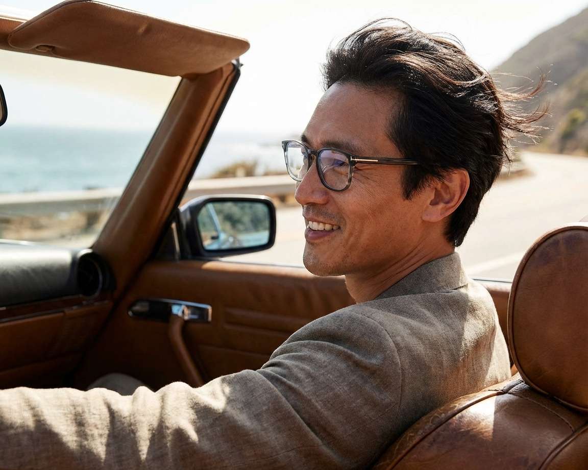 meet ローディ様 Tom Ford TF5868-B 050 Blue Control Glasses - US