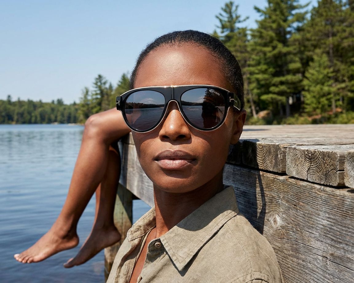 Tom Ford FT-1074-S 01C 58-18 Black Gold other view